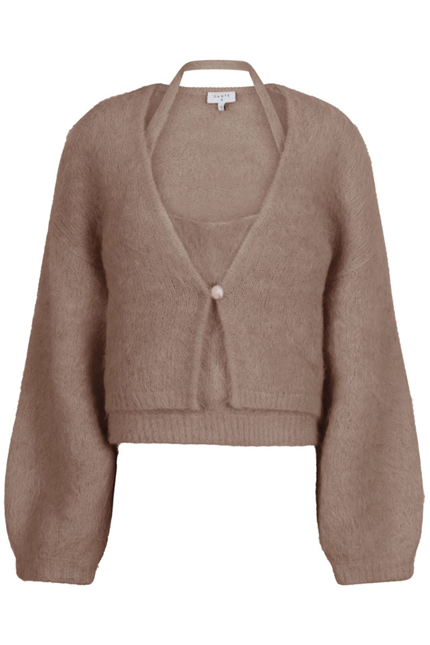 WATTS TWINSET CARDIGAN HAZELNUT HAZE 3