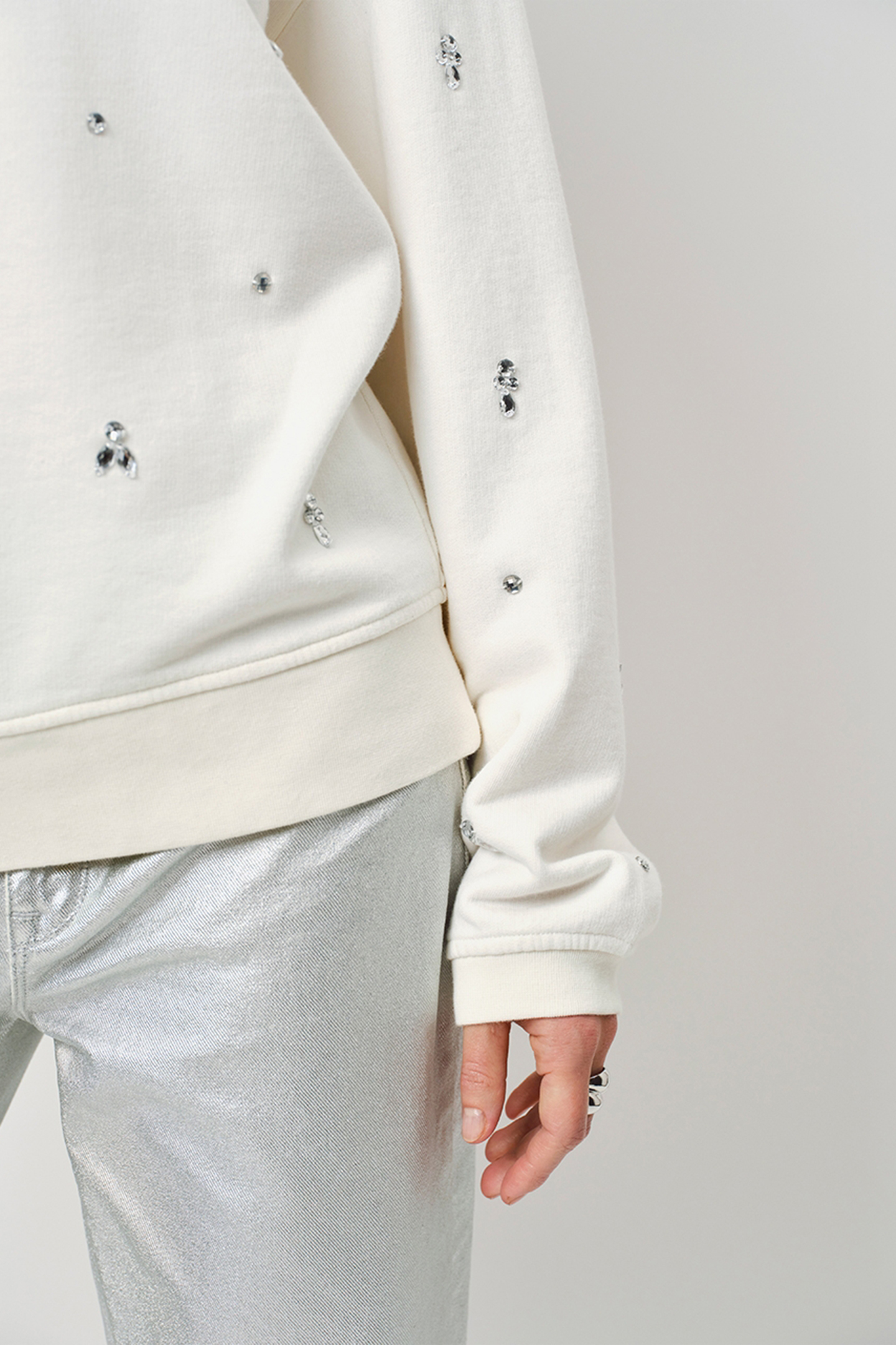 JEXAR EMBELLISHED SWEATER ECRU 4