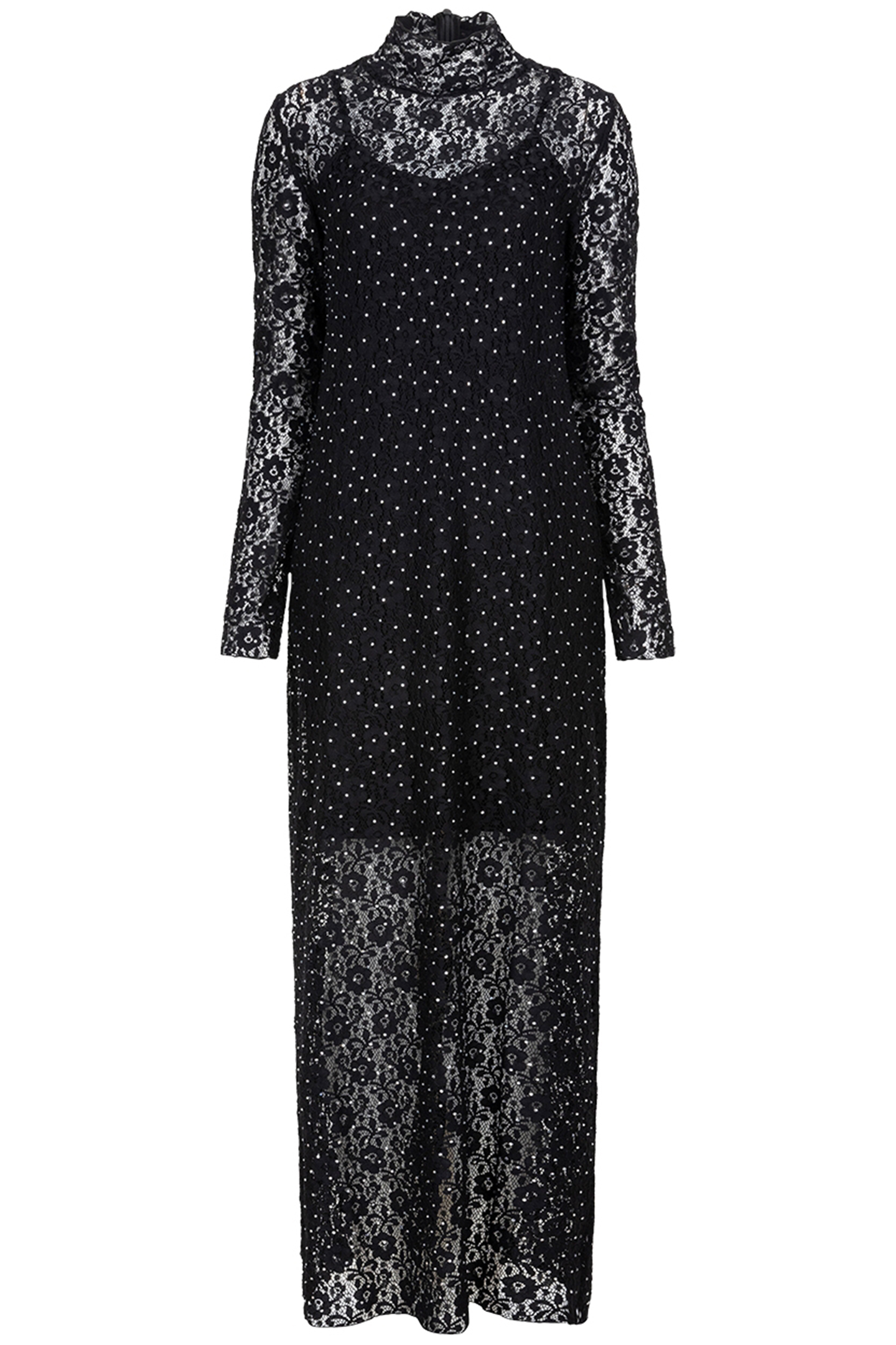 VOLCAN LACE DRESS RAVEN 3