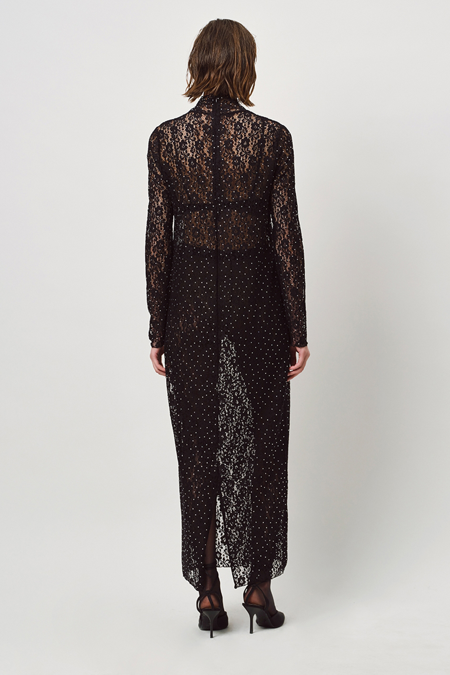 VOLCAN LACE DRESS RAVEN 2