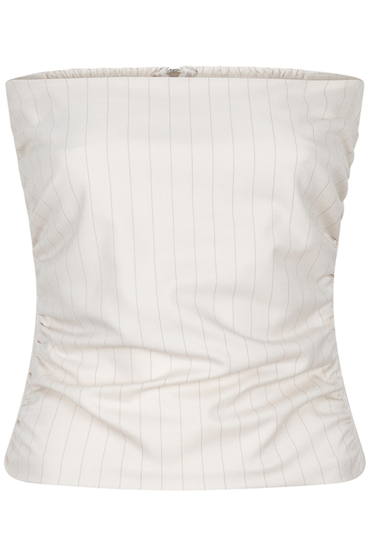 SPANGLE BUSTIER TOP ECRU 3