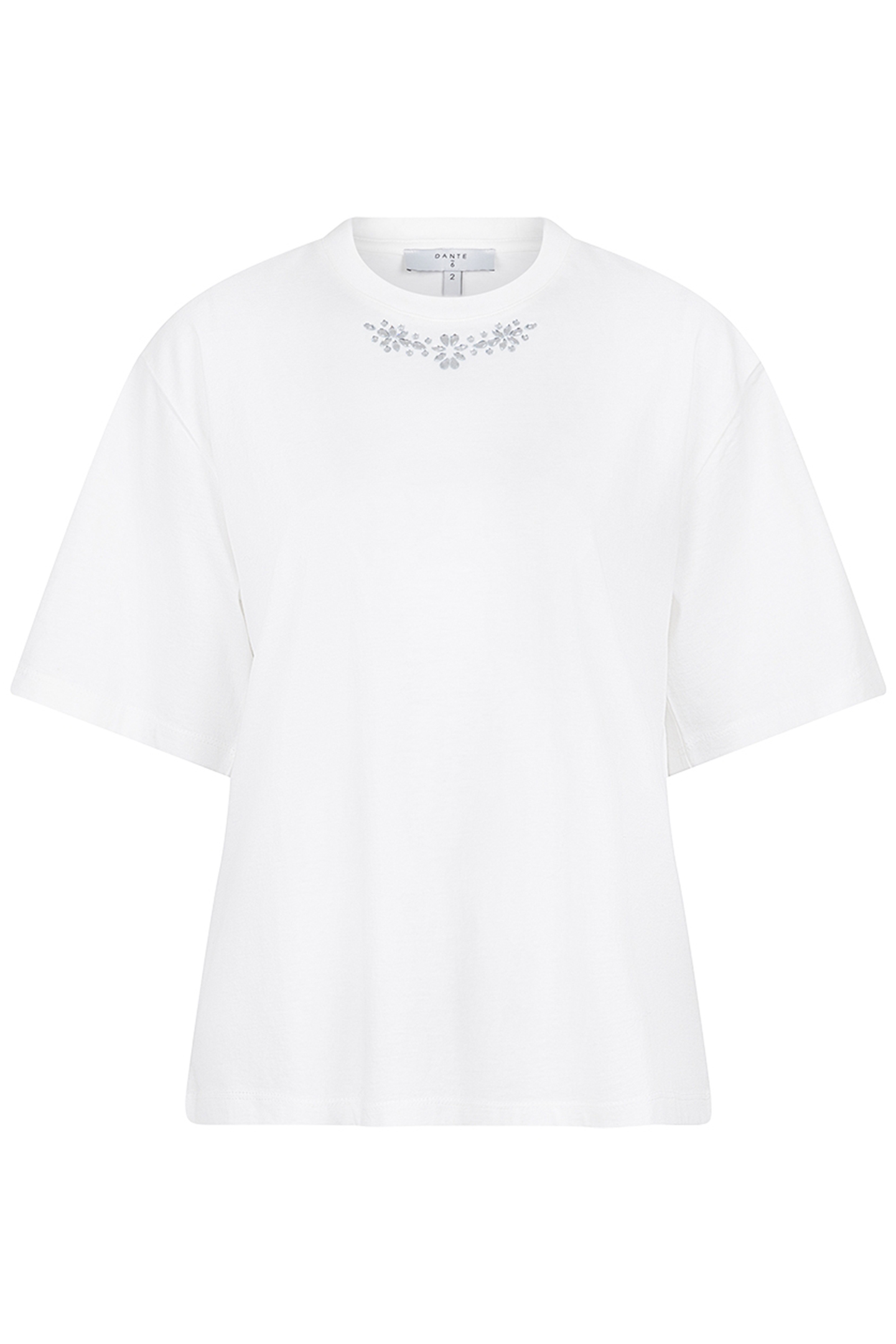 RYLIN EMBELLISHED TEE MILK WHITE 3