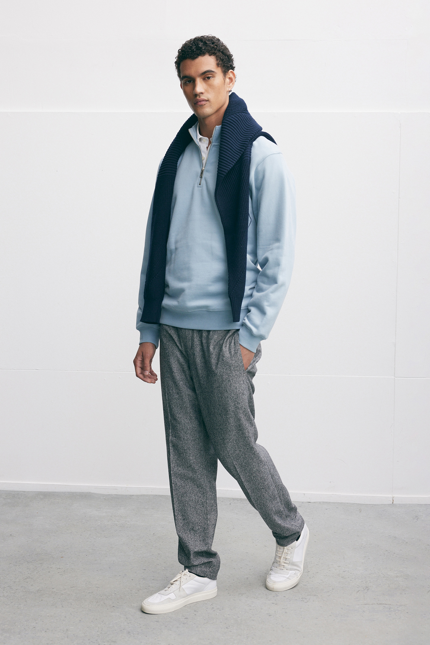 LUCCA SWEATERS MID BLUE 3