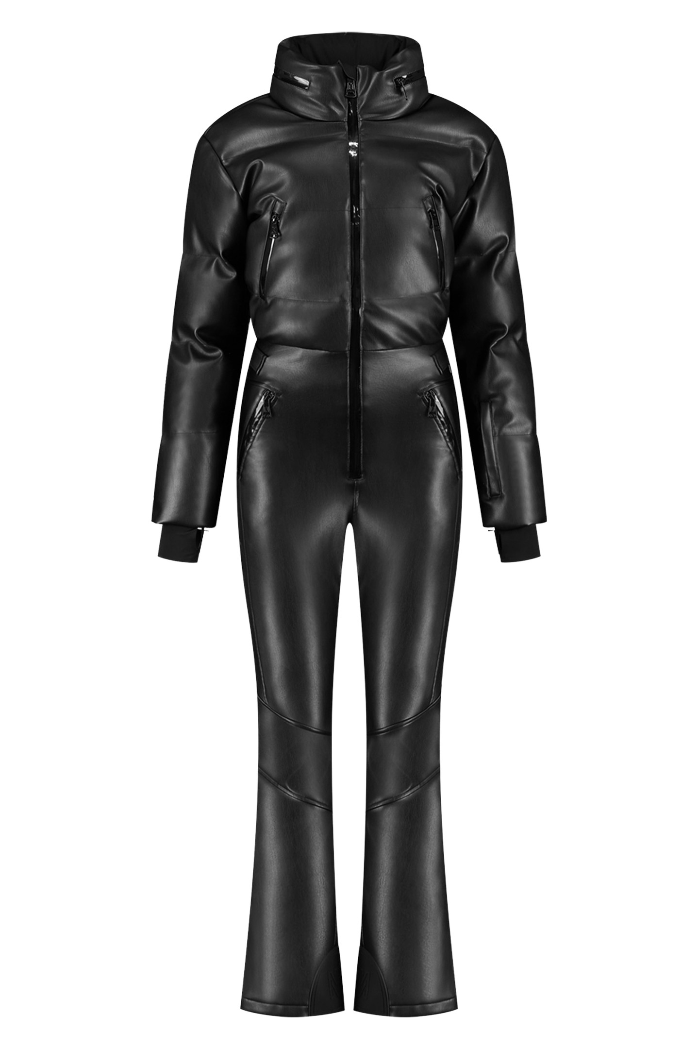 GEMMA PU SKI JUMPSUIT BLACK 2