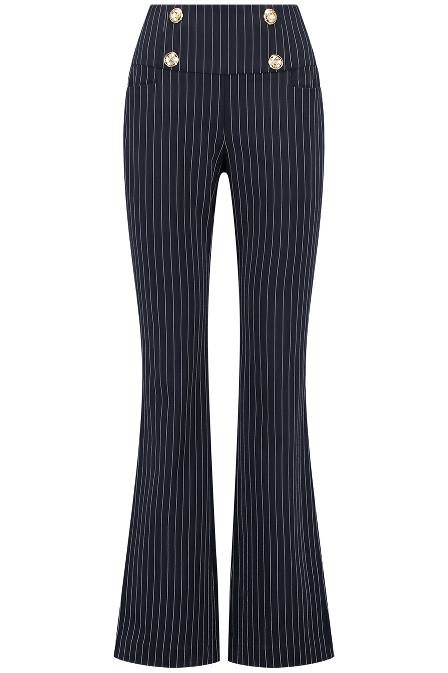 ELLIS PINSTRIPE PANTS NAVY 2
