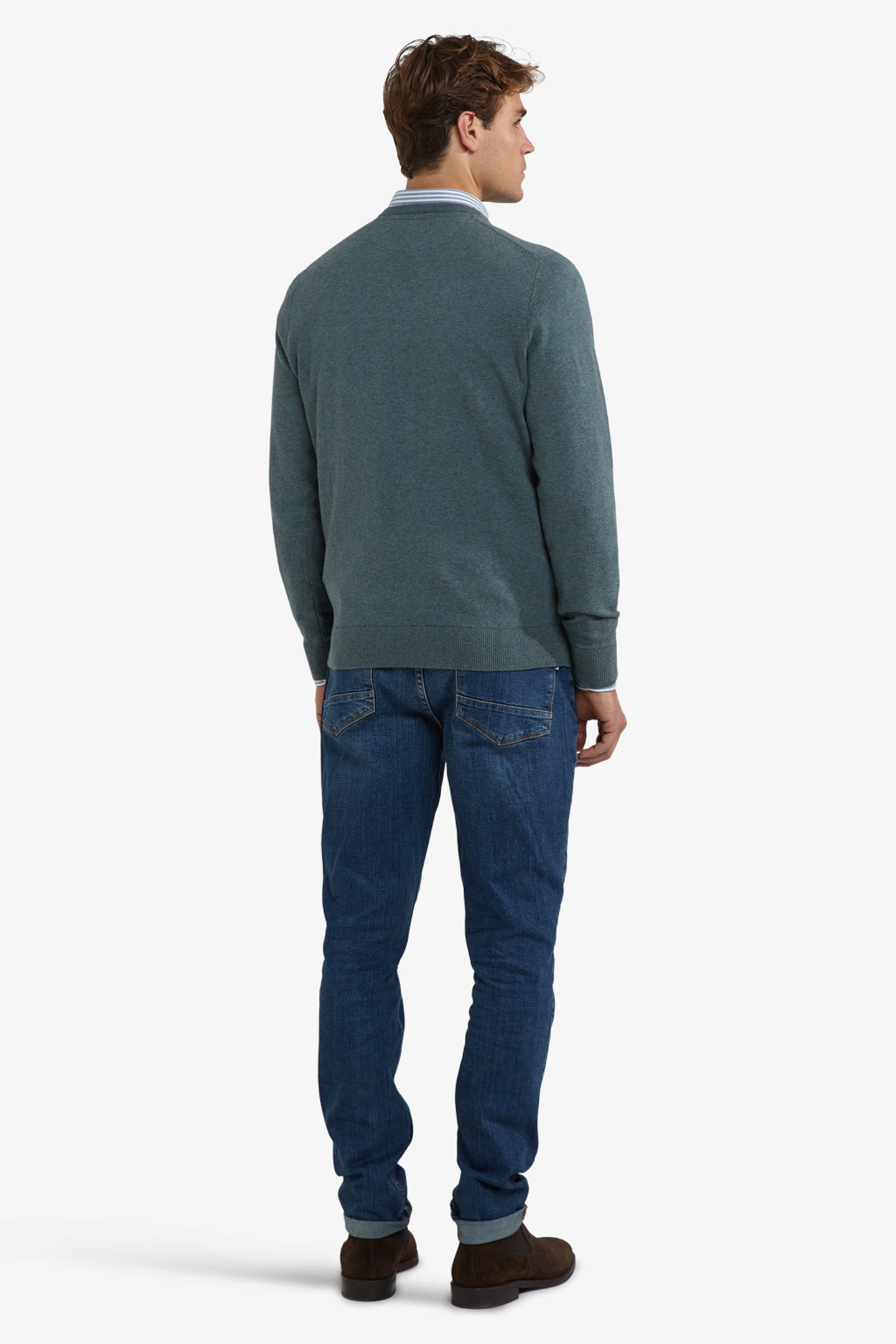 V-NECK SWEATER WINTER SAGE 3