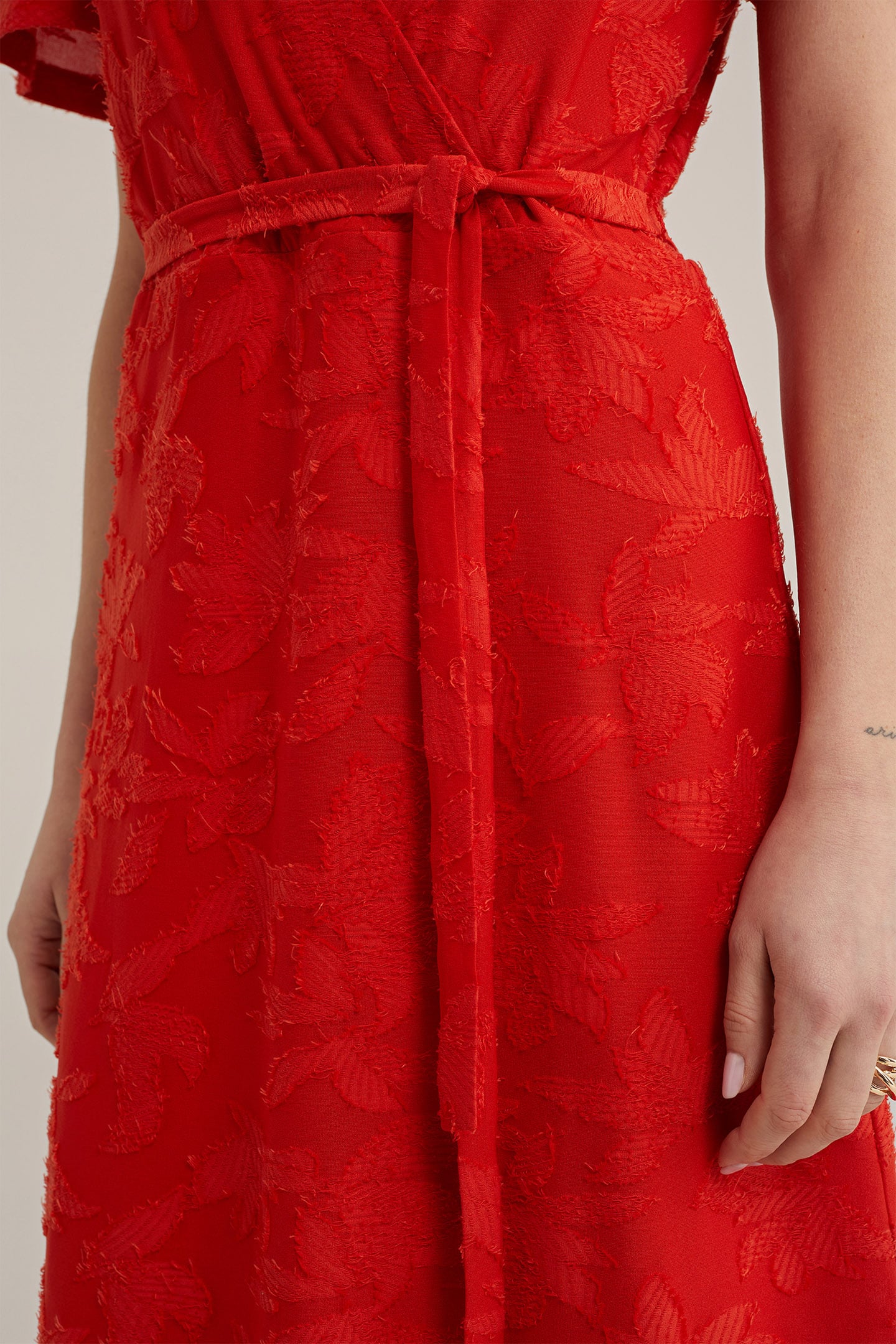 JURK MIDI FIRE RED 5