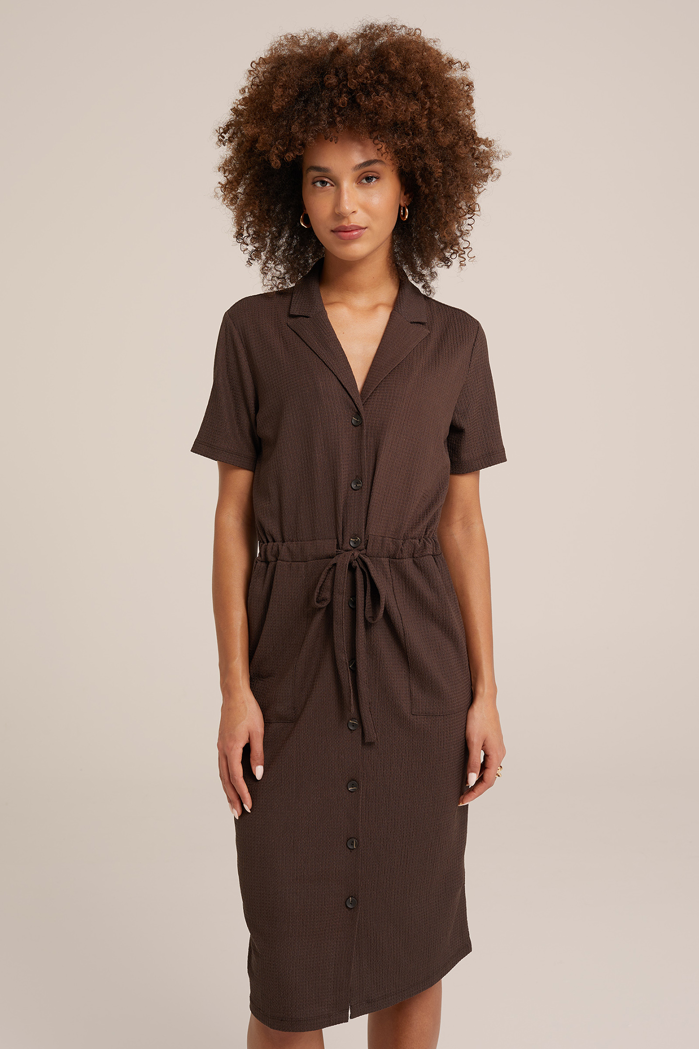 JURK MIDI DARK BROWN 1