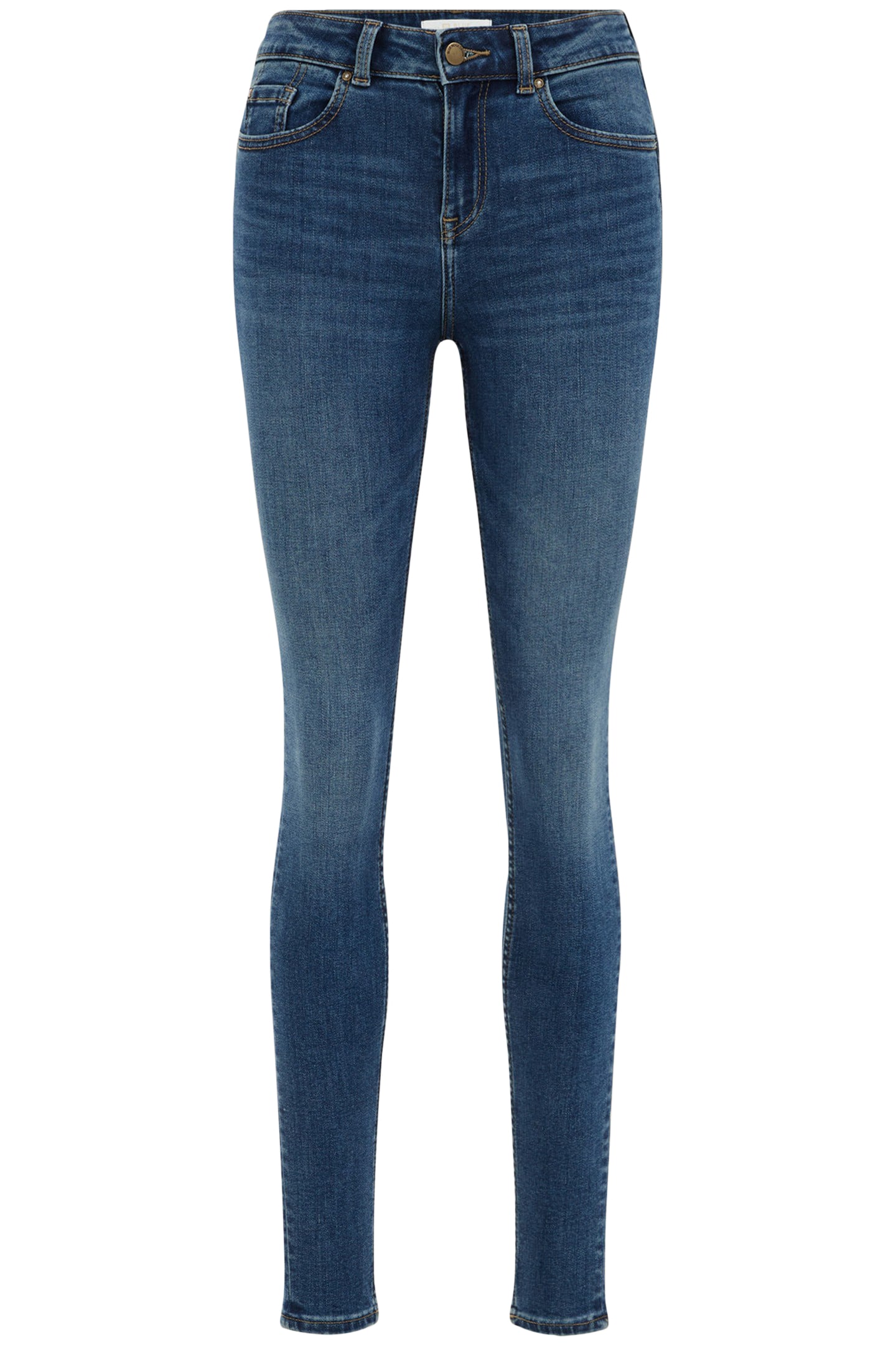 5-POCKET MID WAIST DARK BLUE 4