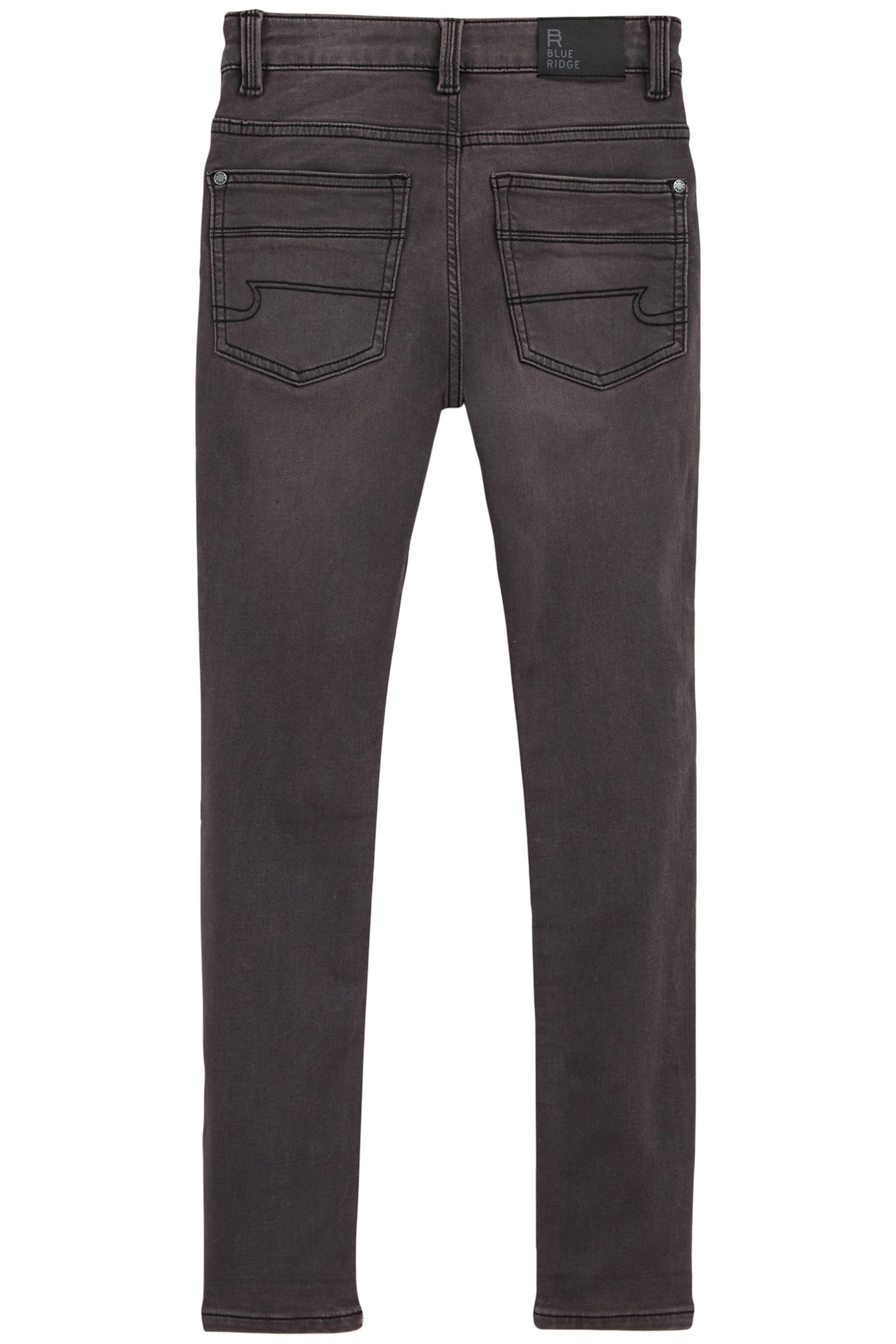5-POCKET MID WAIST DARK GREY 4