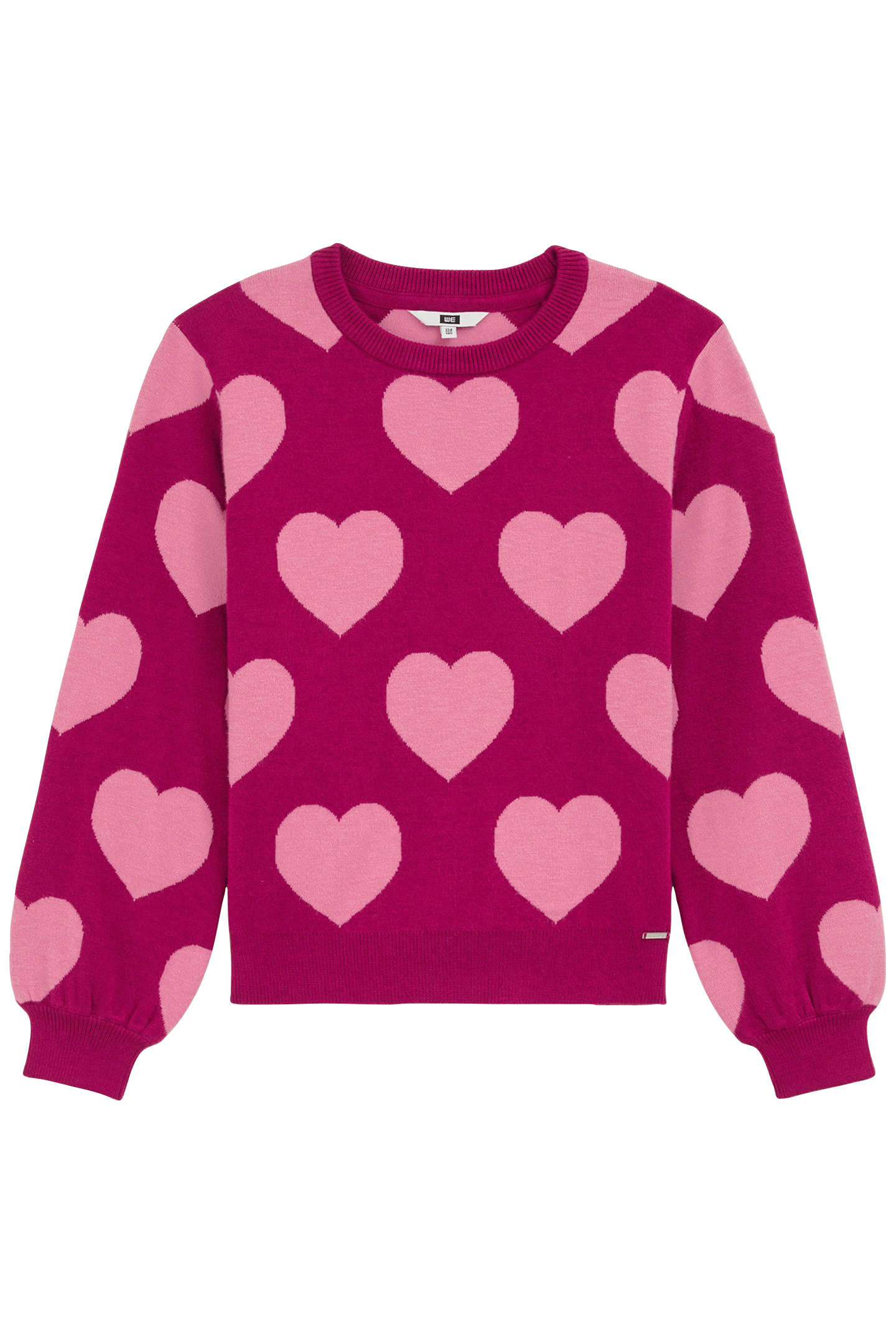 GEBREIDE TRUI BRIGHT PINK 3