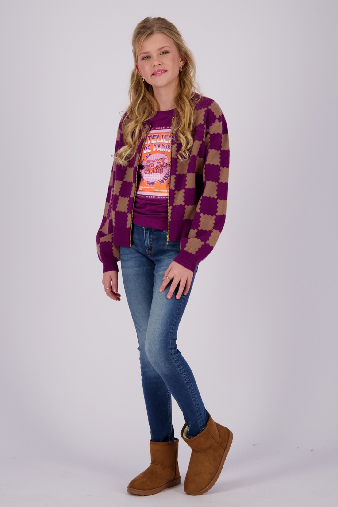 GIRLS MANIEK VEST MAGIC PURPLE 1