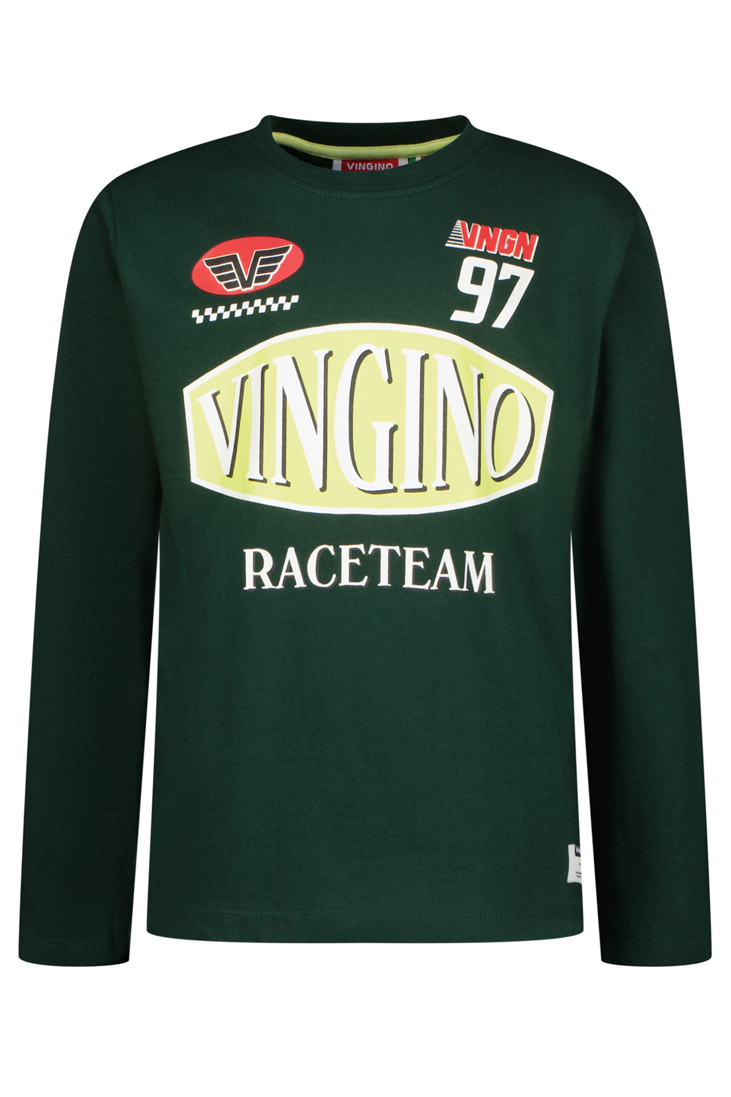BOYS JACING T-SHIRT RACING GREEN 3