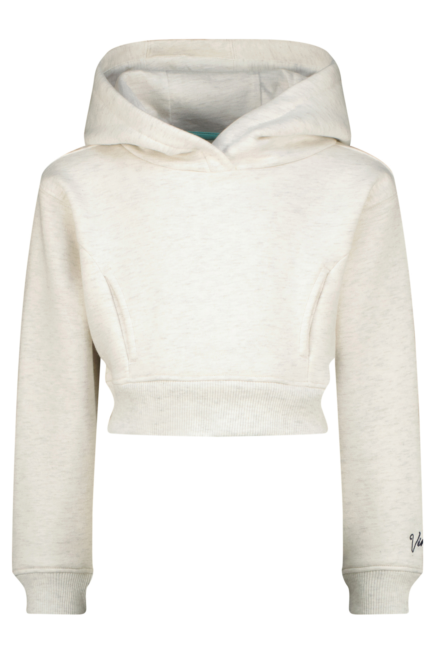 GIRLS NIMMIE HOODY LIGHT GREY MELEE 1