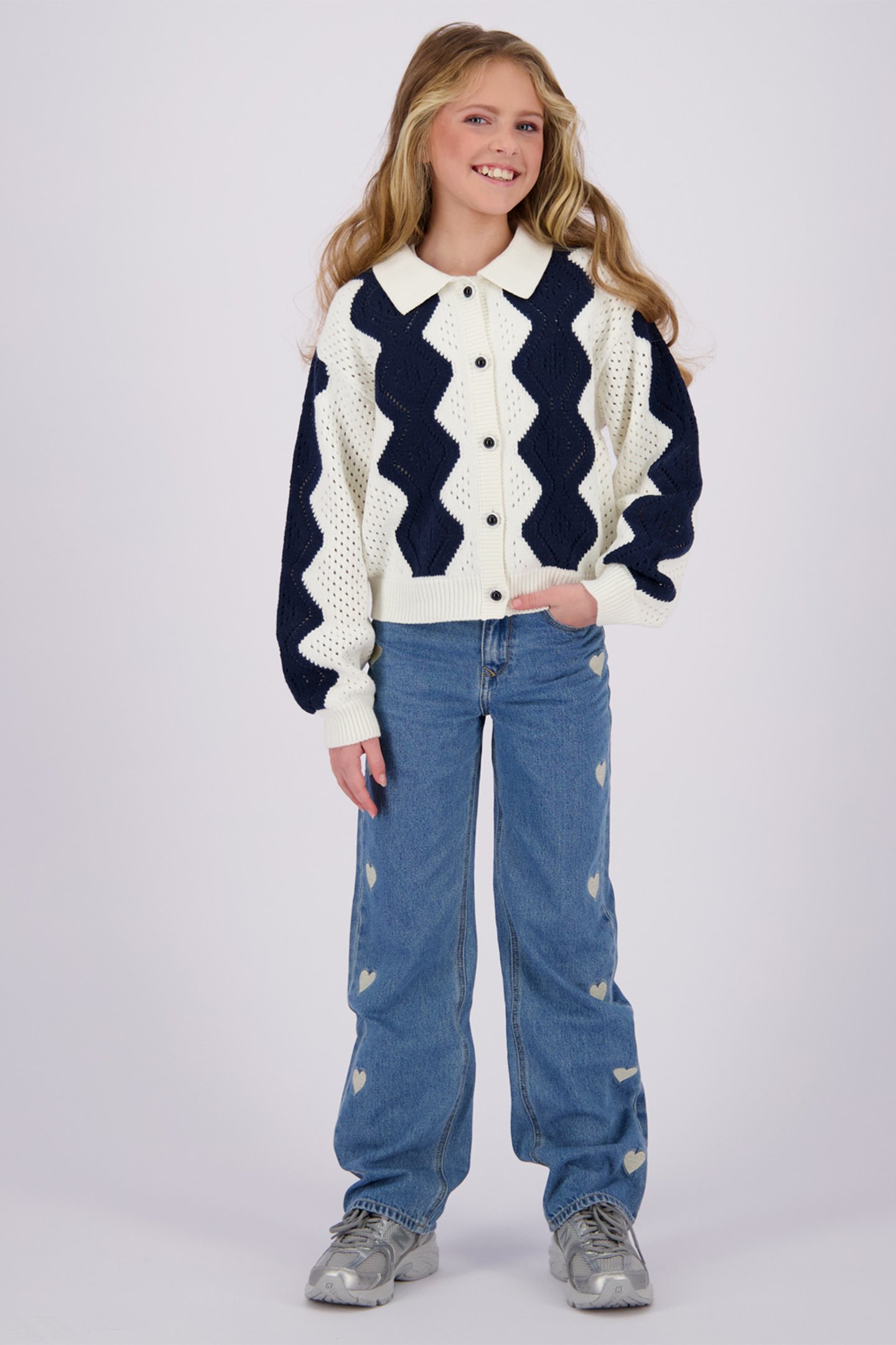 GIRLS MERALLE VEST ALMOND MILK 1