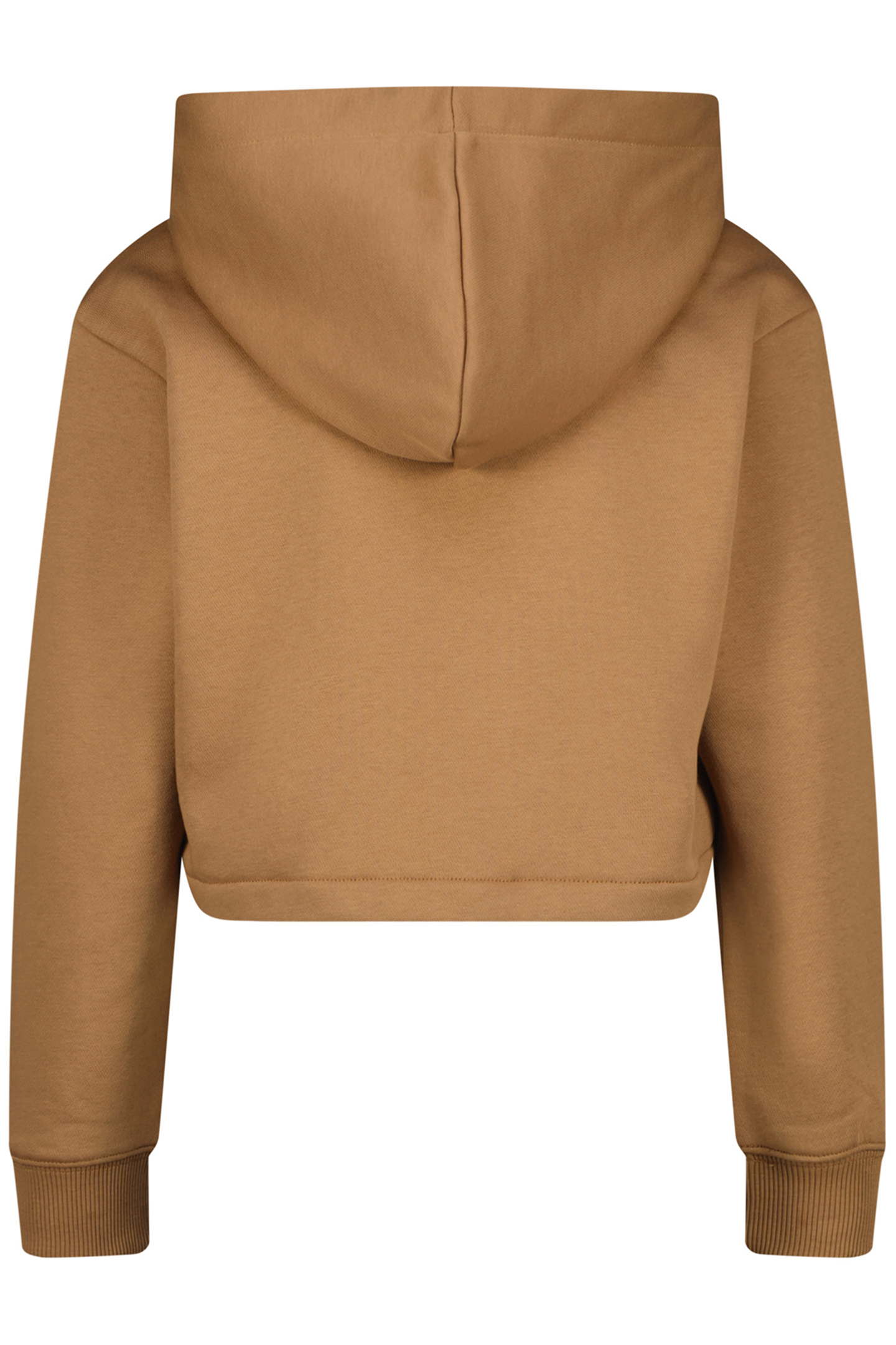 GIRLS G-BASIC-SWEAT-HOODY CROP HOODY RUSTIC BROWN 2