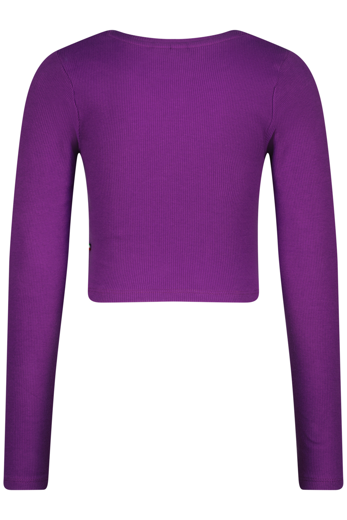 GIRLS G-BASIC-CROP RIB LONGSLEEVE T-SHIRT ULTRA PURPLE 2