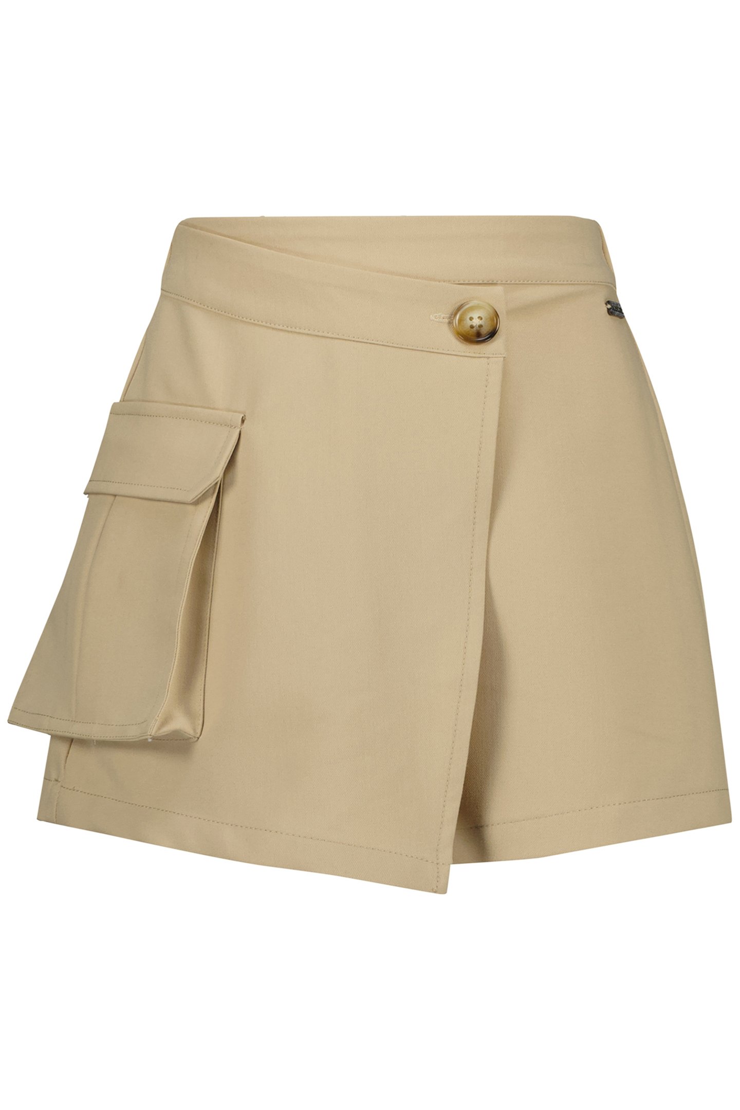 GIRLS RAQUEL MINI SKIRT SAND STONE 1