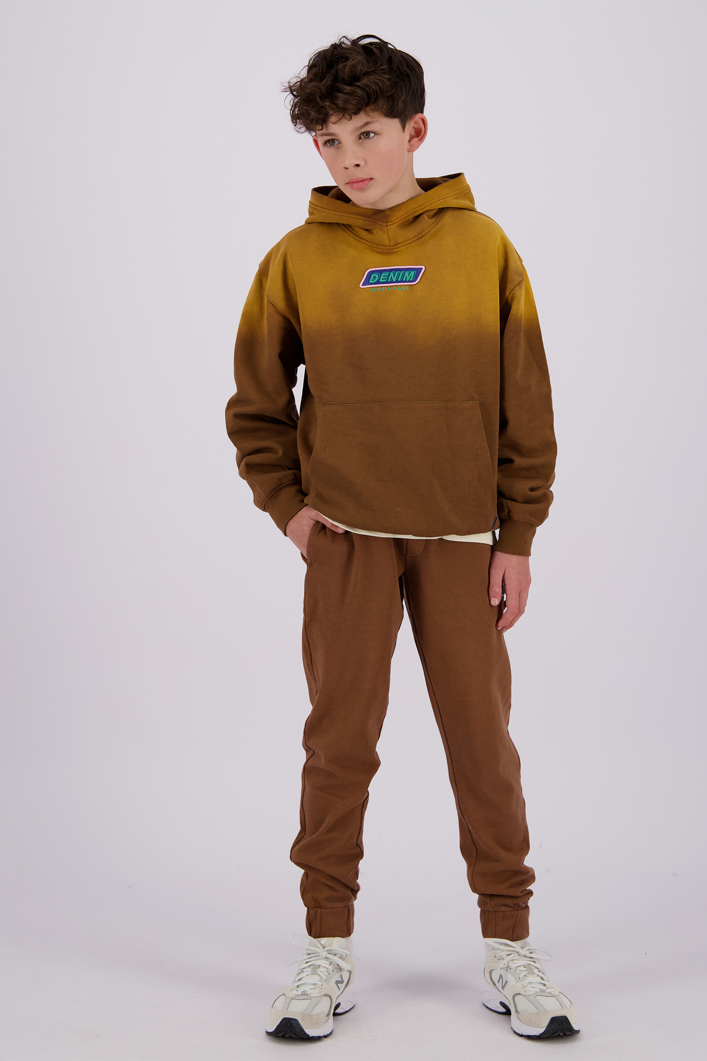 BOYS NYX SWEATER BEAN BROWN 1