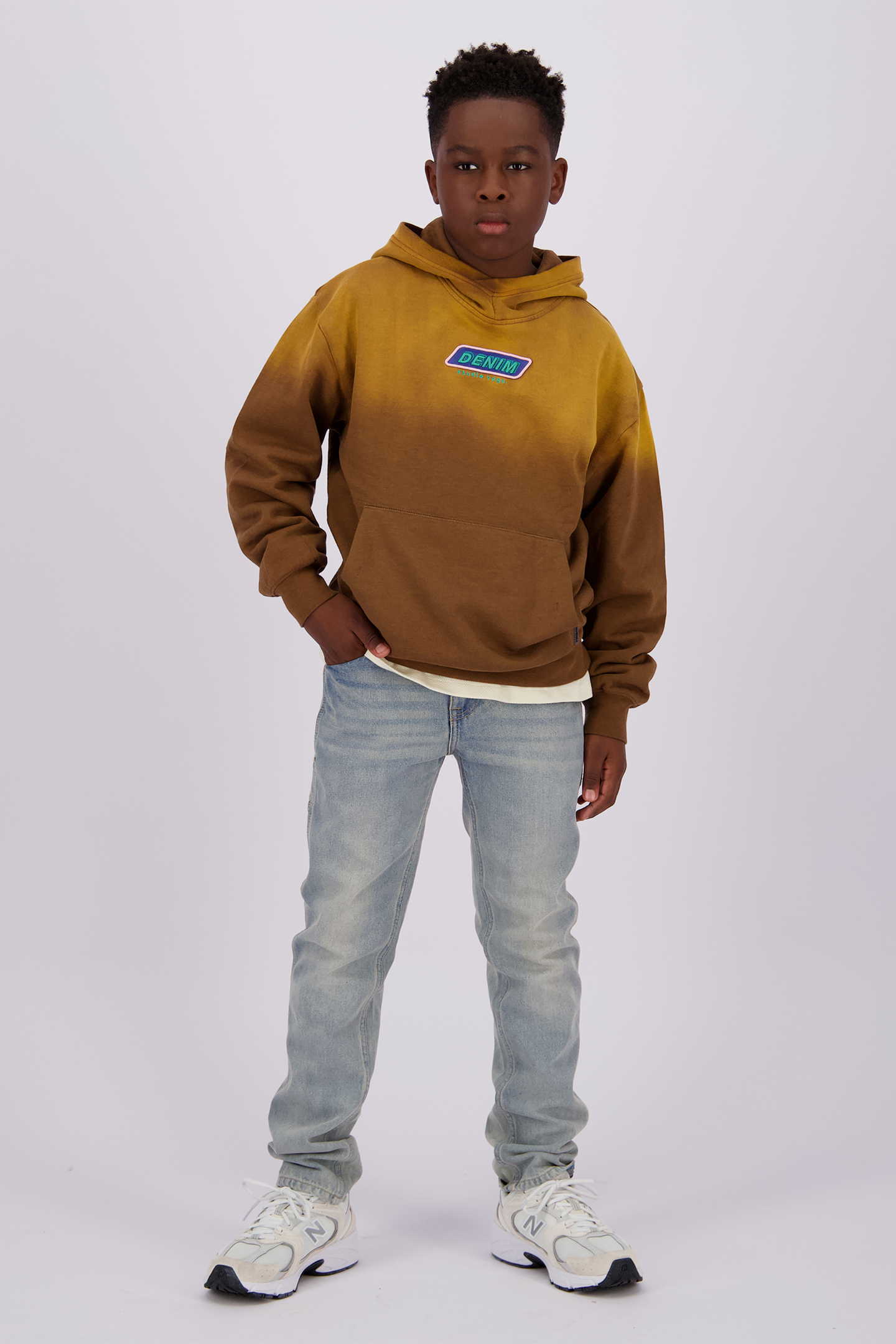 BOYS NYX SWEATER BEAN BROWN 6