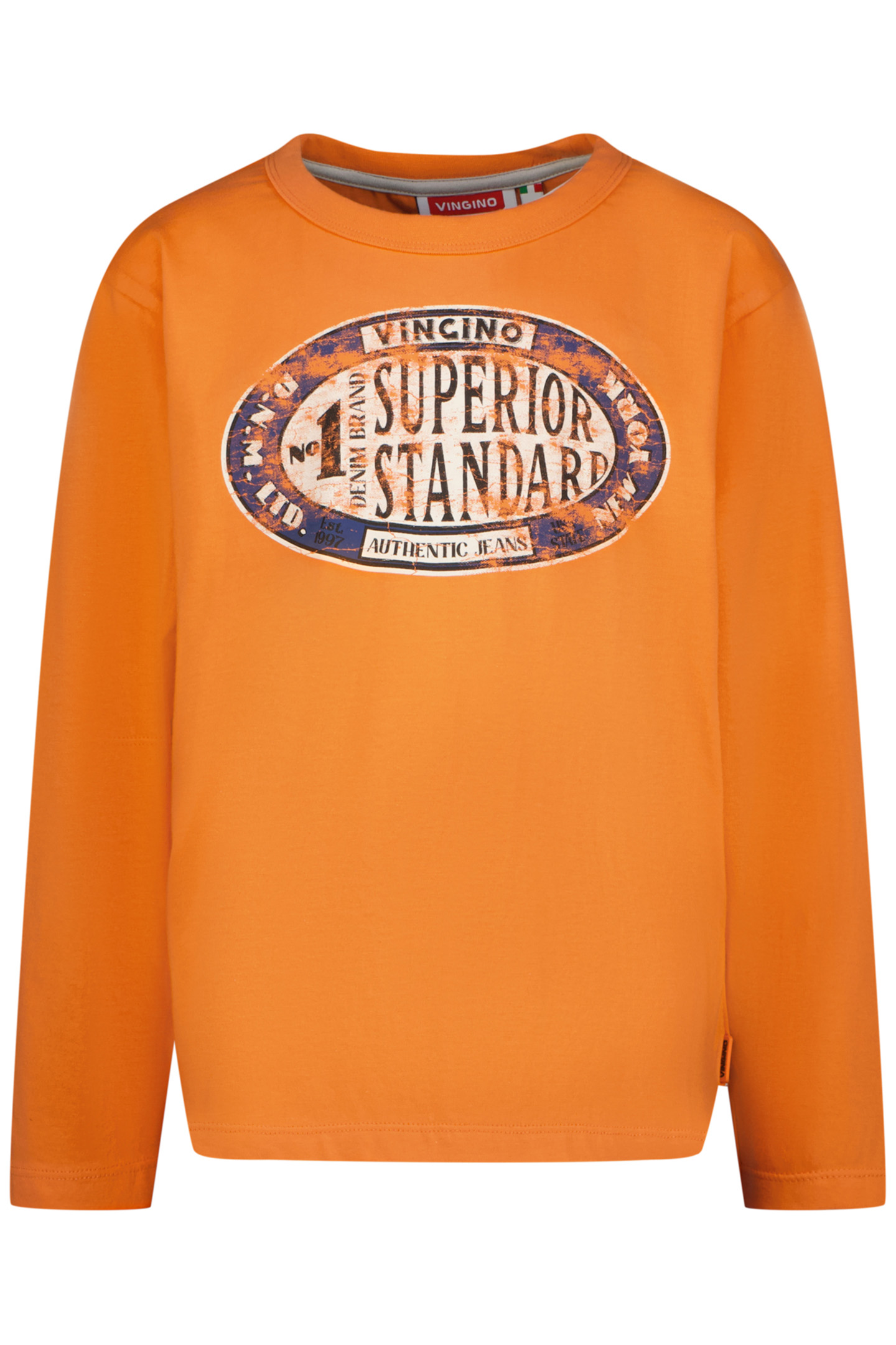 BOYS JEAN T-SHIRT DUSTED ORANGE 3