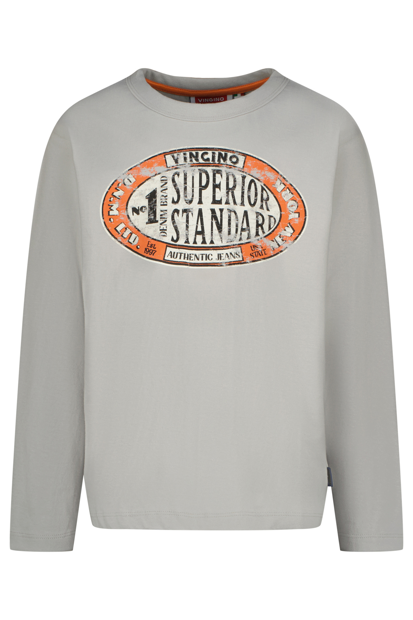 BOYS JEAN T-SHIRT PEARL GREY 1