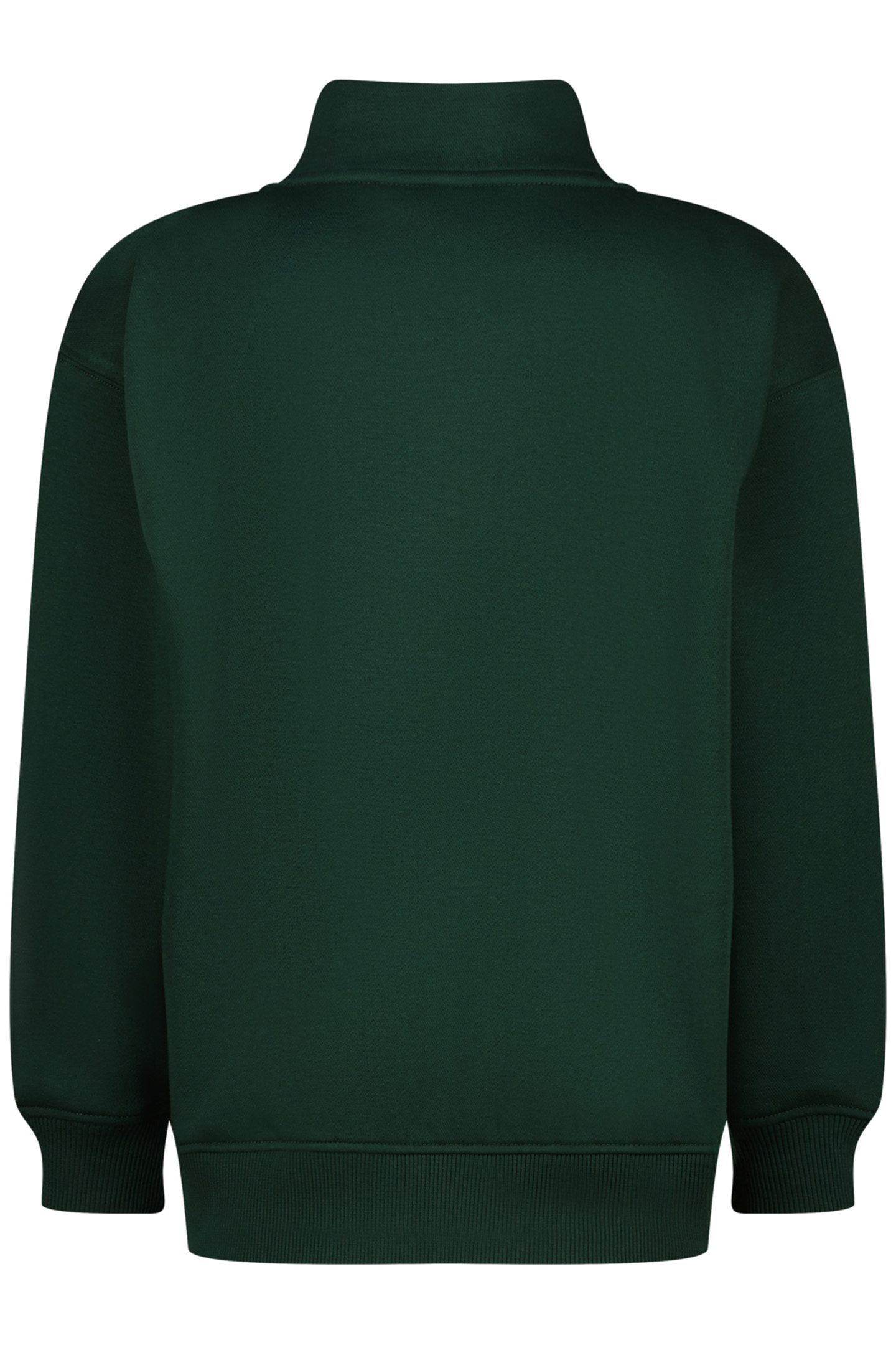 BOYS BASIC-HALF ZIP SWEATER RACING GREEN 2