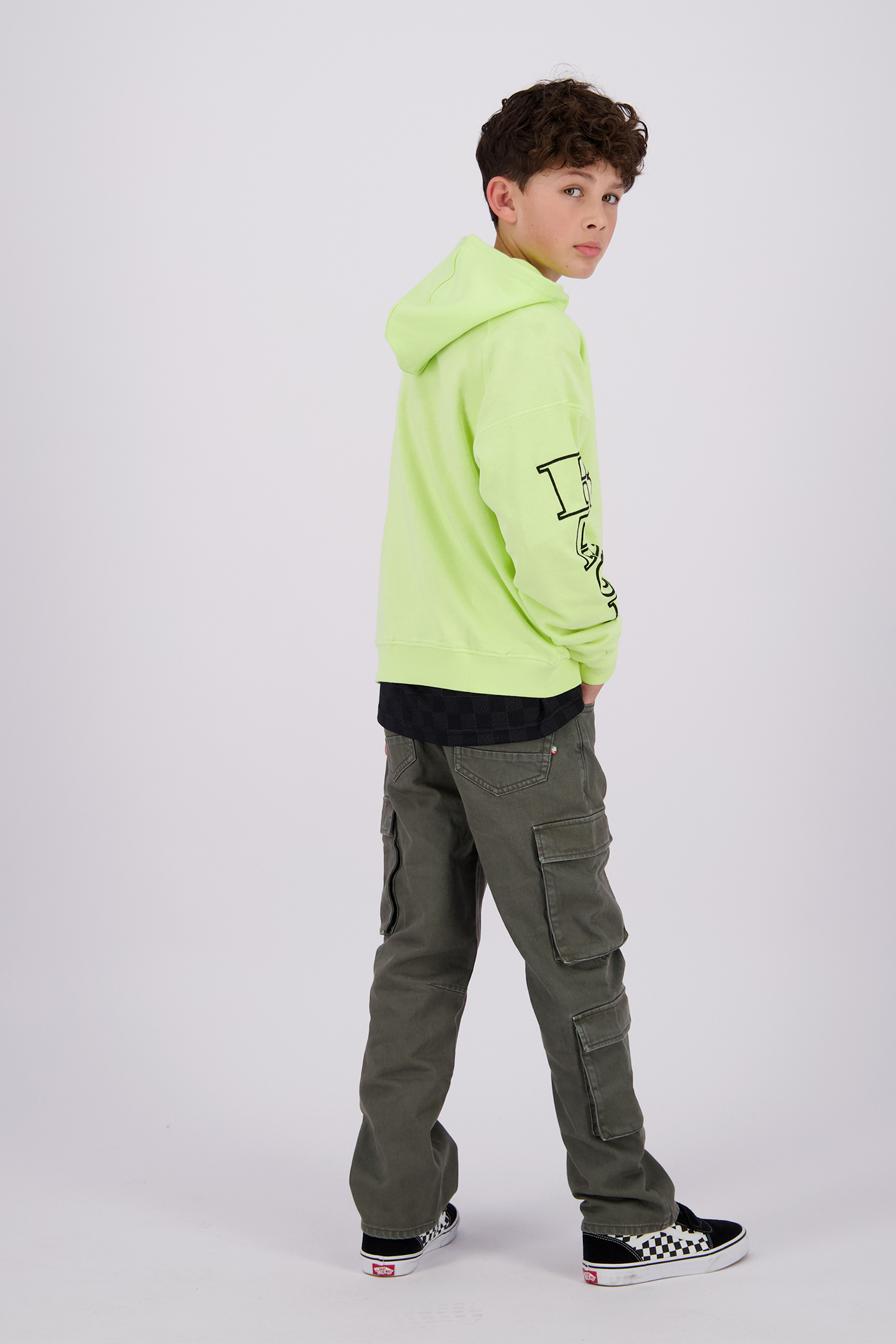 BOYS SLOOSE PANTS STONE GREY 2