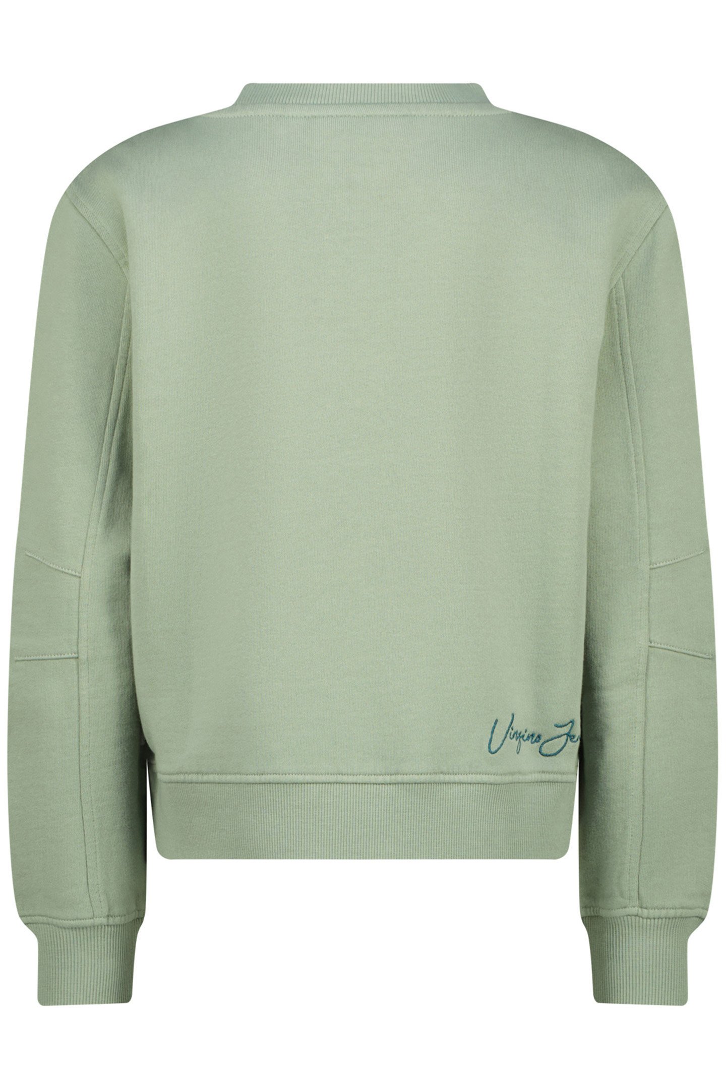 GIRLS NALITA SWEATER JADE GREEN 2