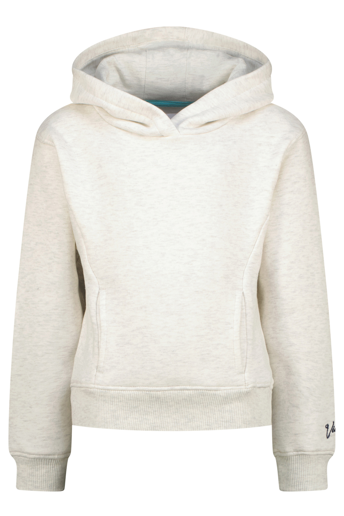GIRLS NAMMIE HOODY LIGHT GREY MELEE 1