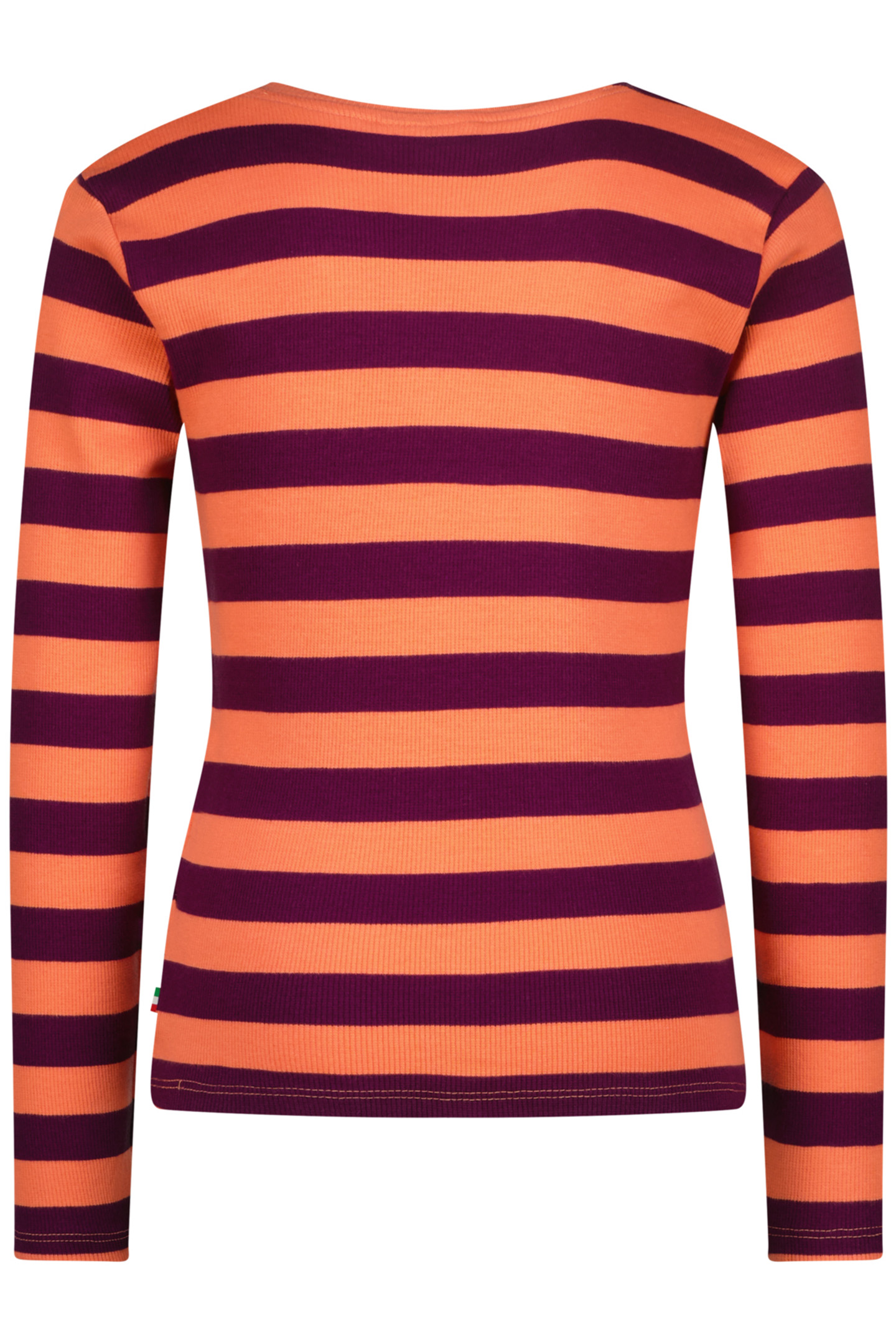 GIRLS G-BASIC-RIB STRIPE T-SHIRT FRESH CORAL 2