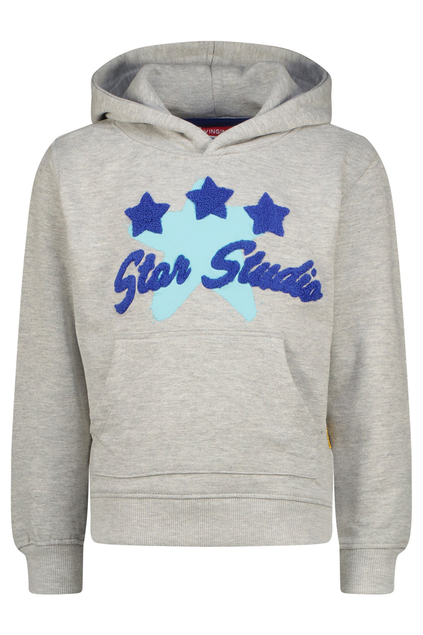 GIRLS NORINY HOODY LIGHT GREY MELEE 1