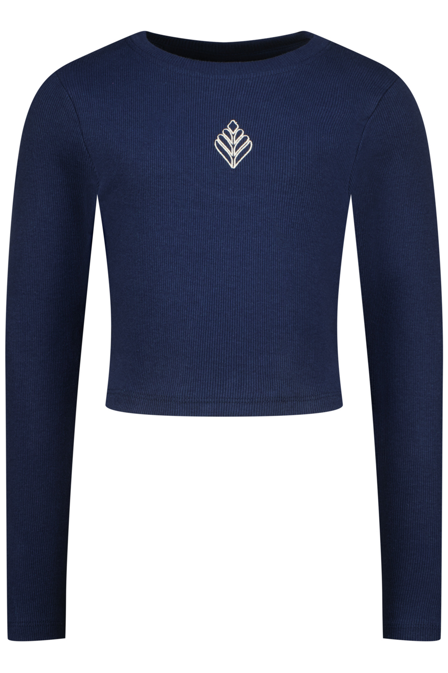 GIRLS G-BASIC-RIB LONGSLEEVE T-SHIRT DARK BLUE 1