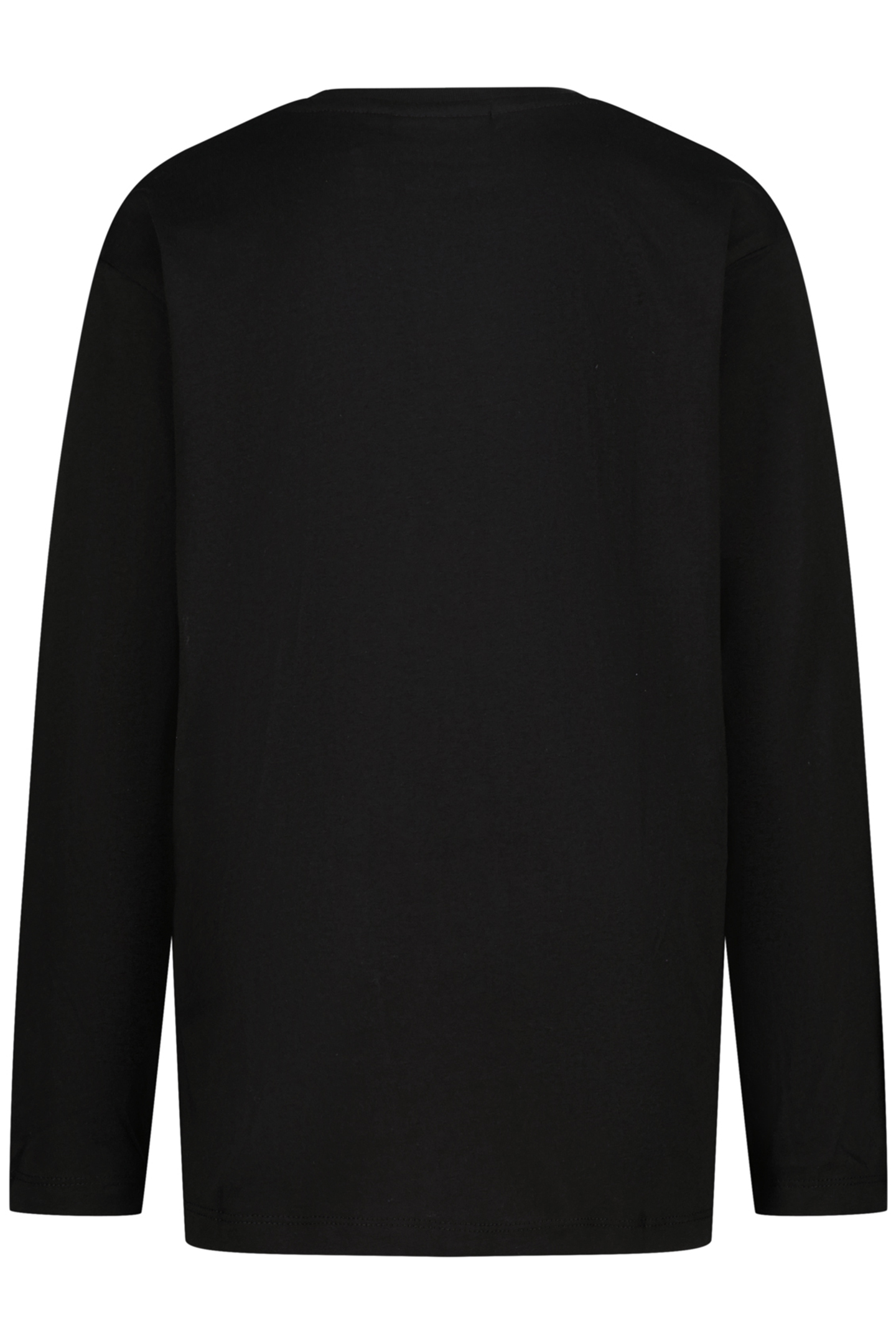 BOYS BASIC LOGO TEE T-SHIRT DEEP BLACK 2