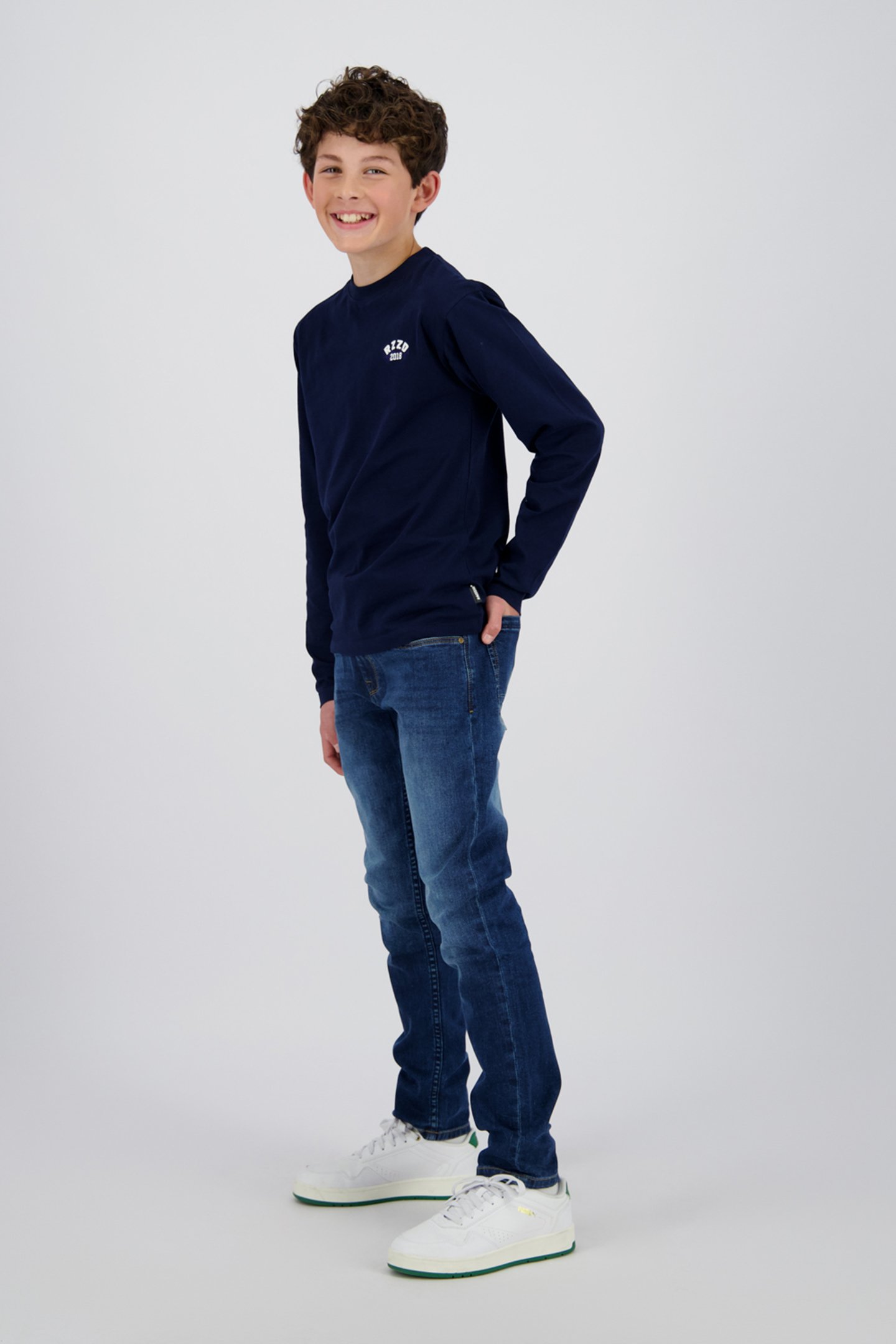 TACOMA JEANS BOYS DARK BLUE STONE 9
