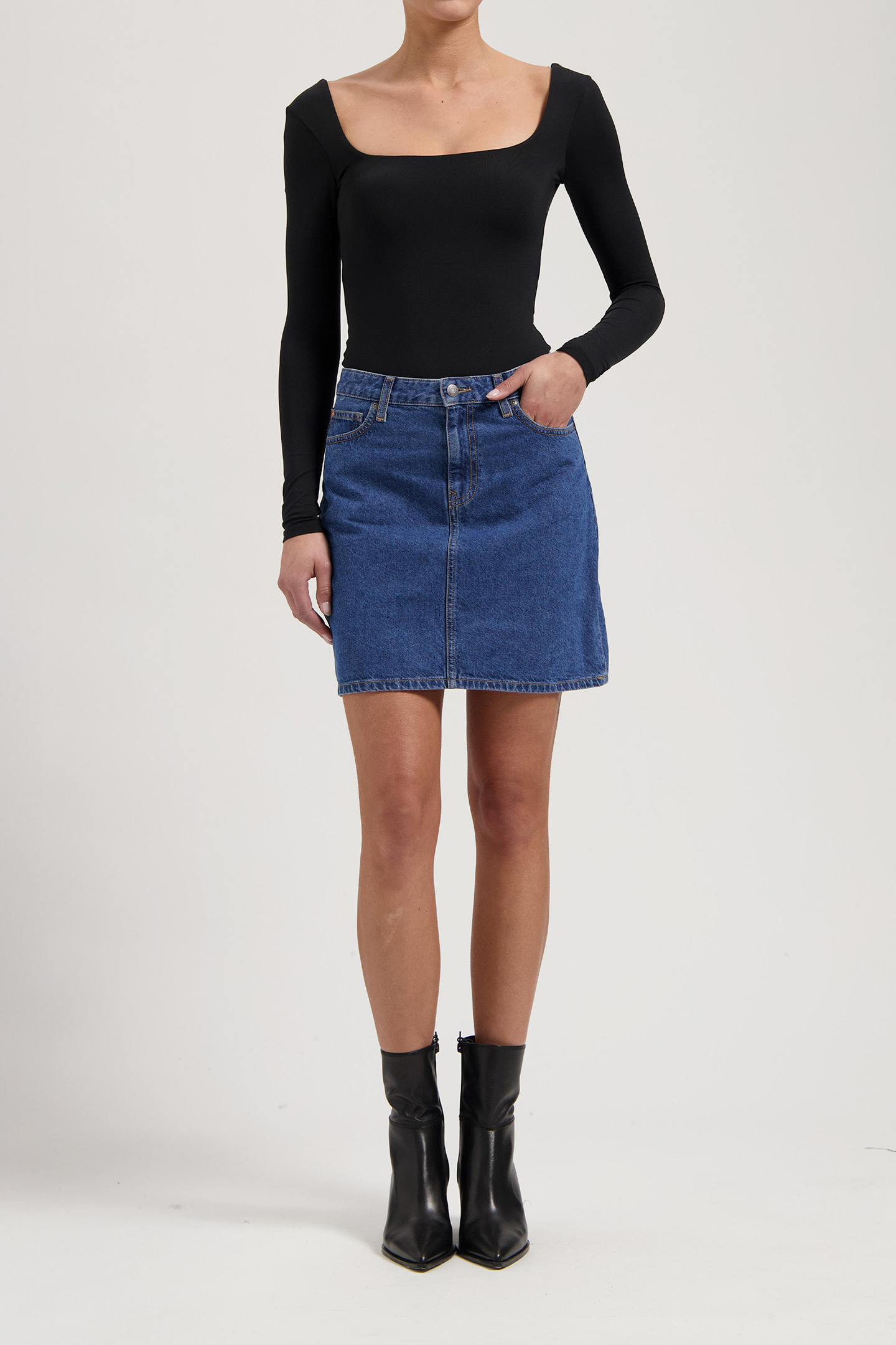 AUDRY MINI SKIRT MEDIUM STONE 3