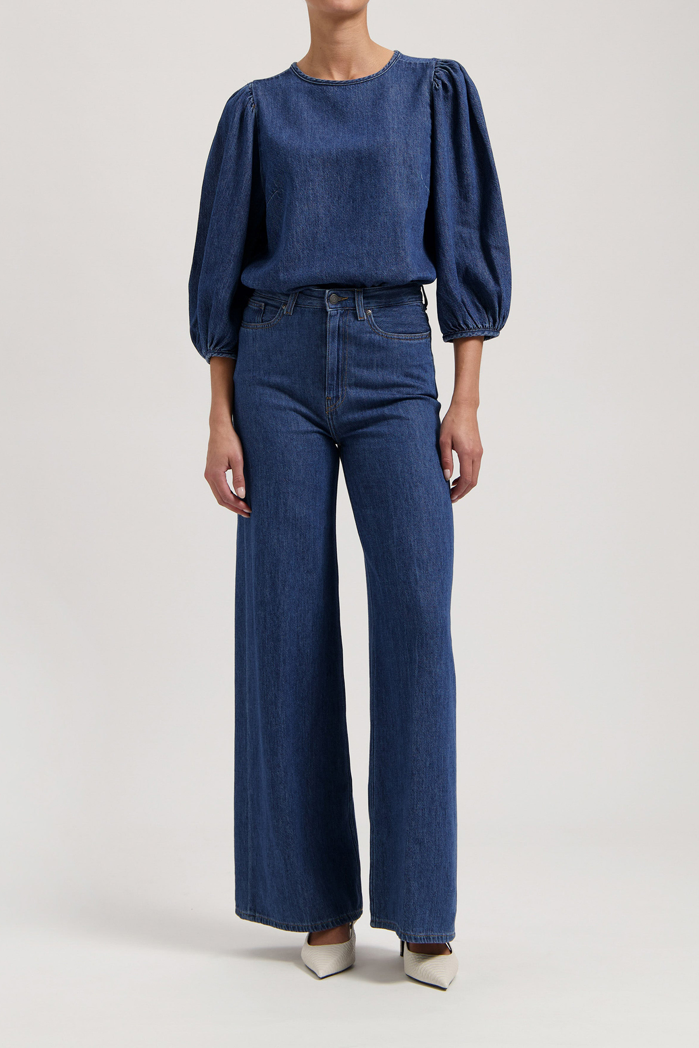 GLORIA SHIRT STONE INDIGO 3