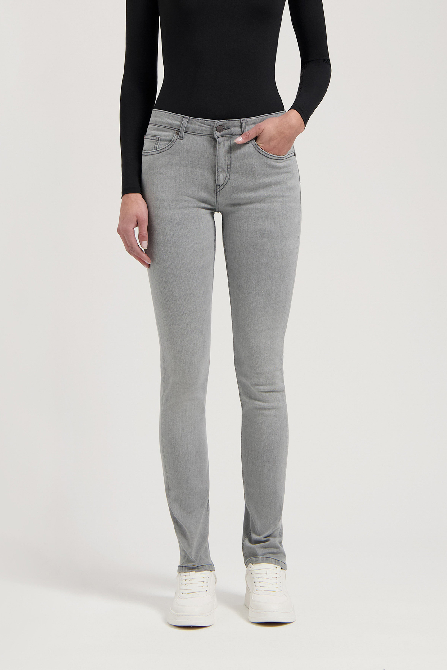 FAYE LOW SLIM LIGHT GREY 1