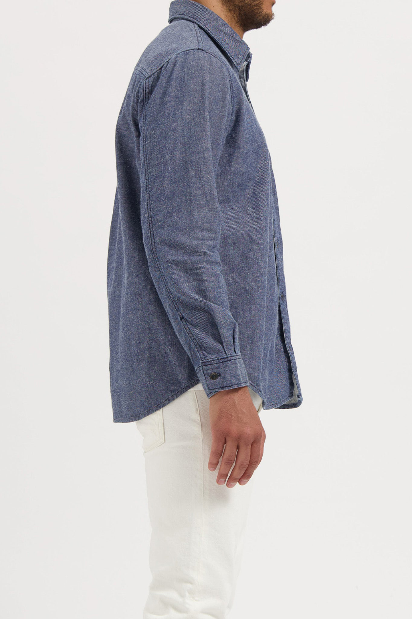 CHRIS DENIM SHIRT MEDIUM STONE 5