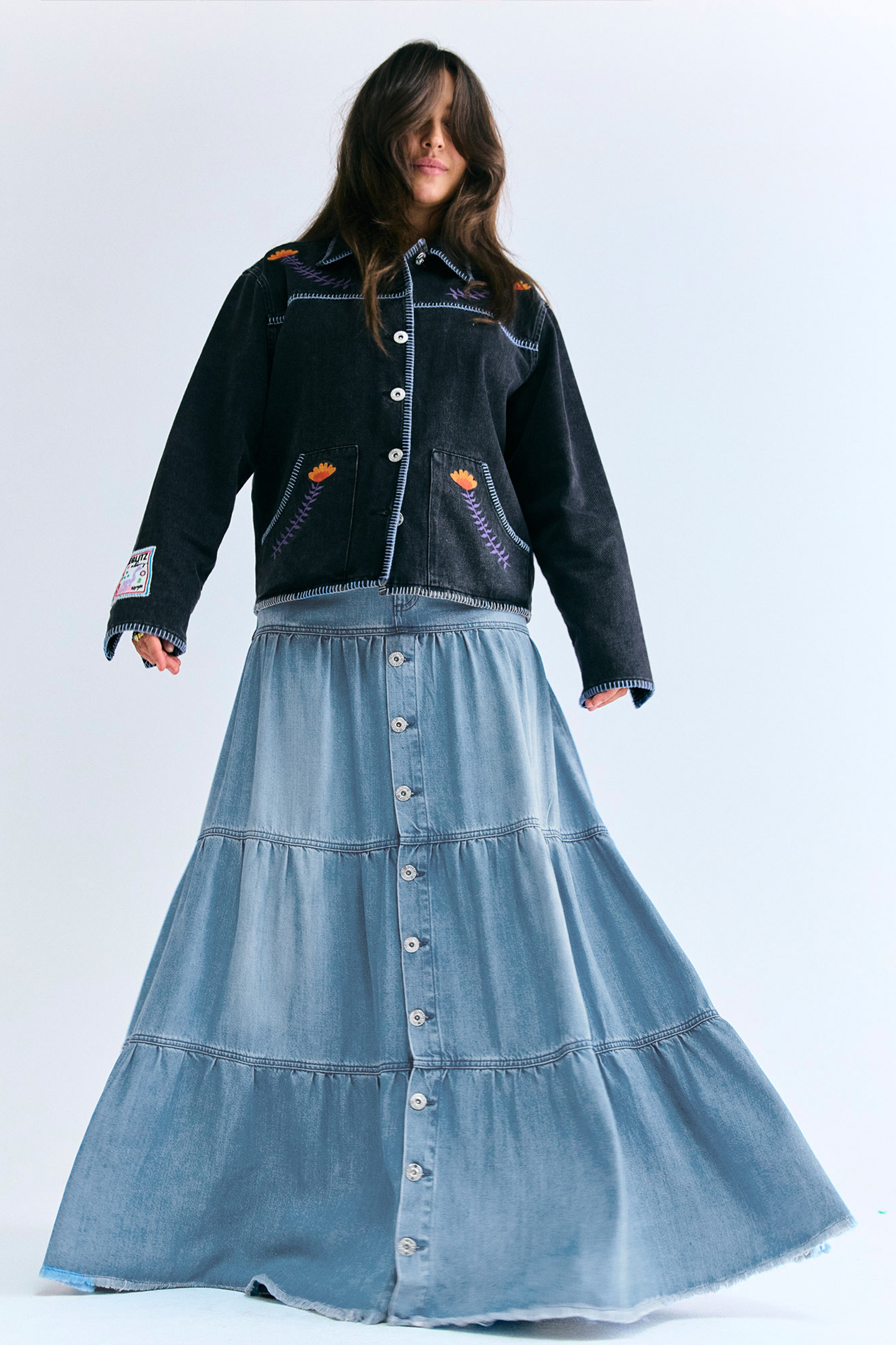 TINA DENIM SKIRT BLUE 3