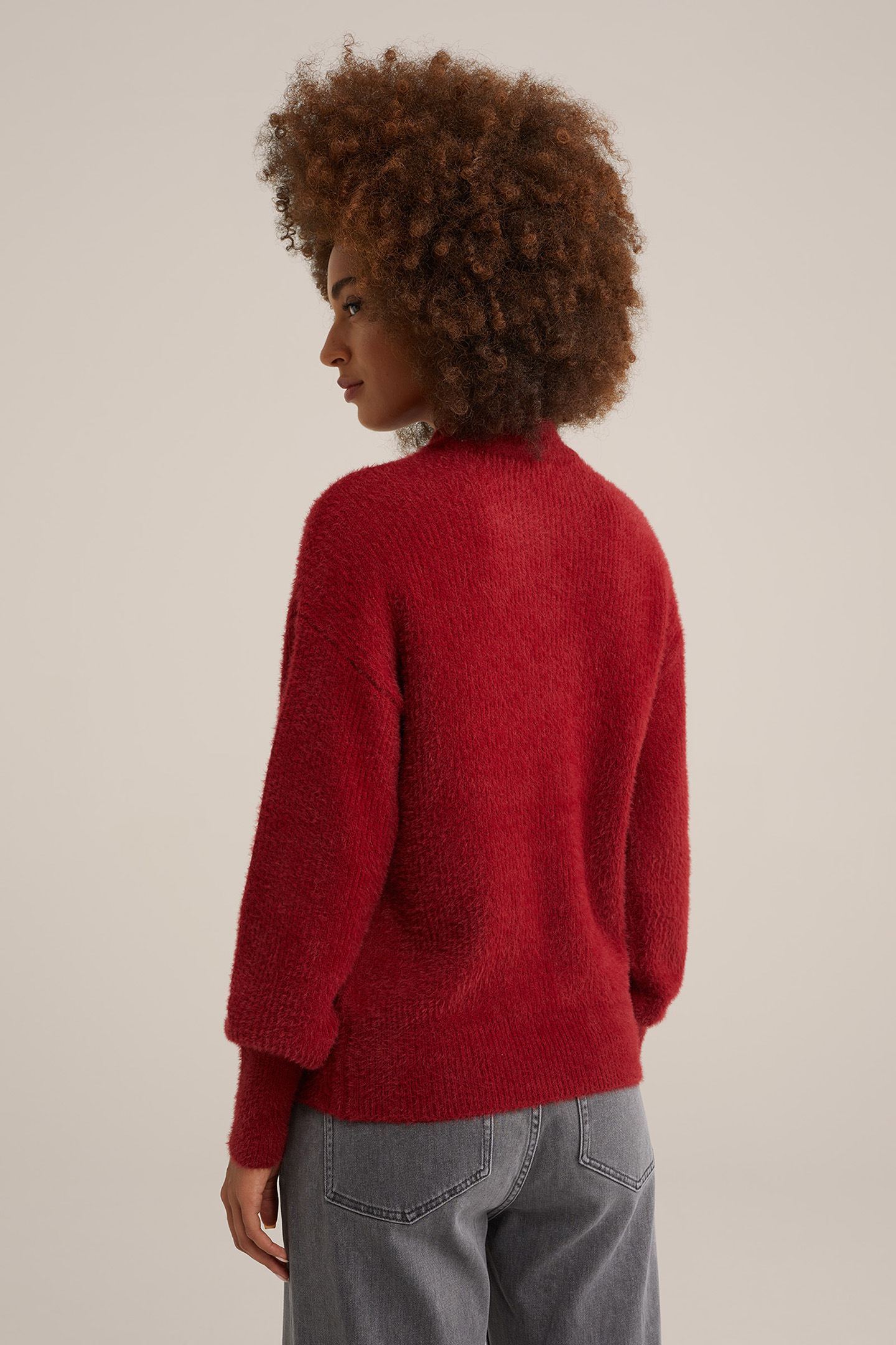 GEBREIDE TRUI VINTAGE RED 2