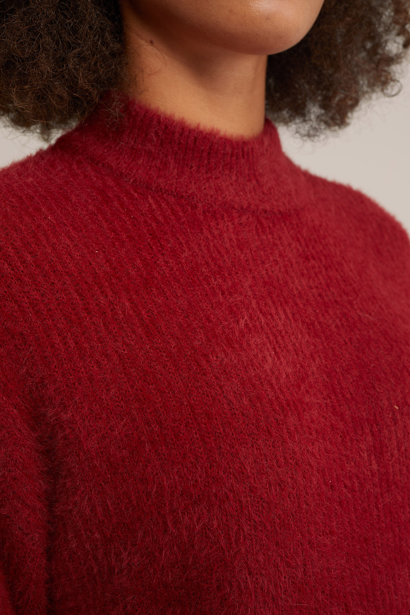 GEBREIDE TRUI VINTAGE RED 6