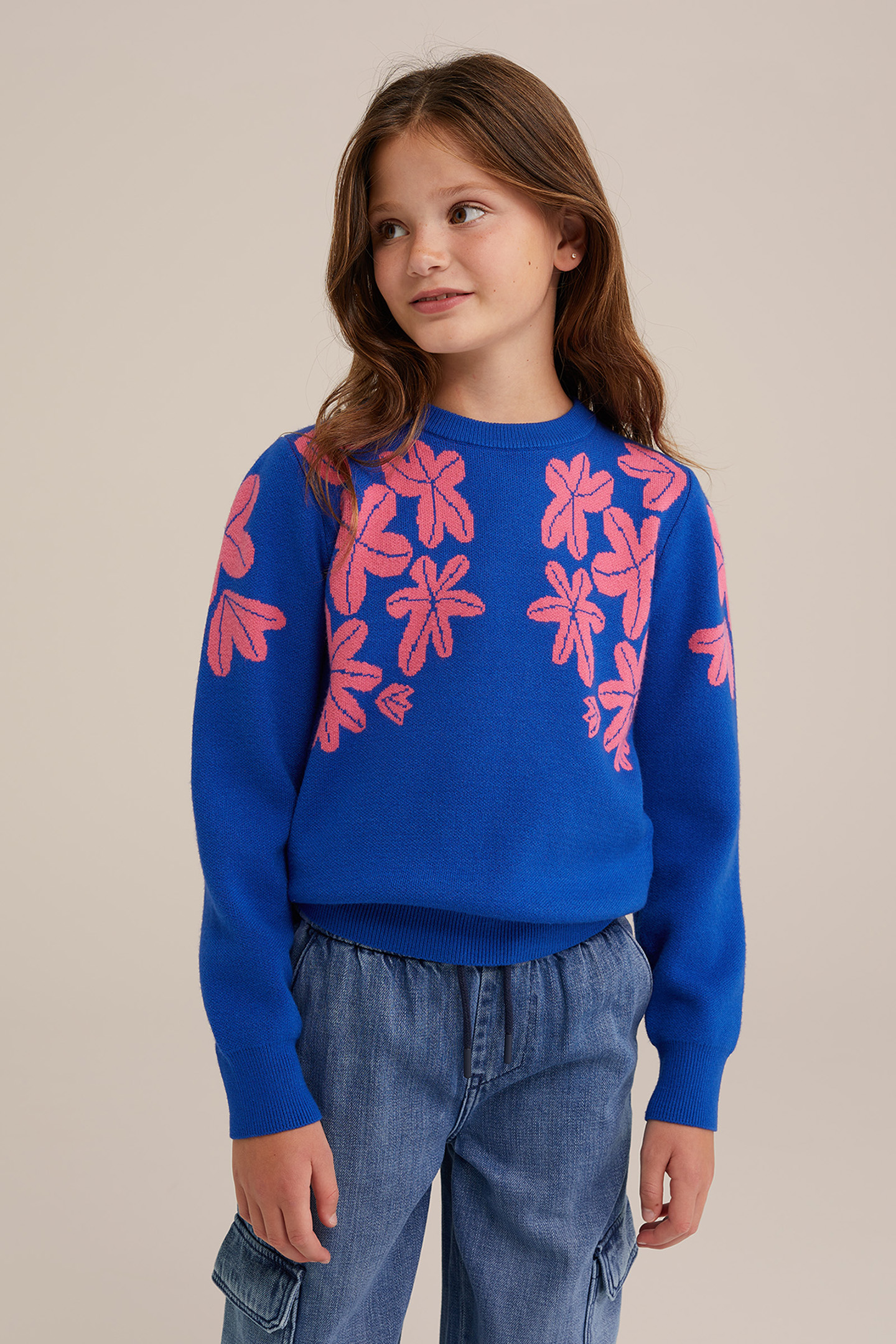 GEBREIDE TRUI COBALT BLUE 1