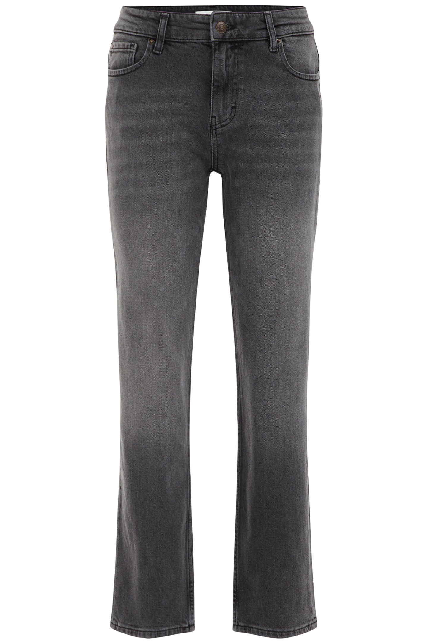 5-POCKET MID WAIST DARK GREY 4