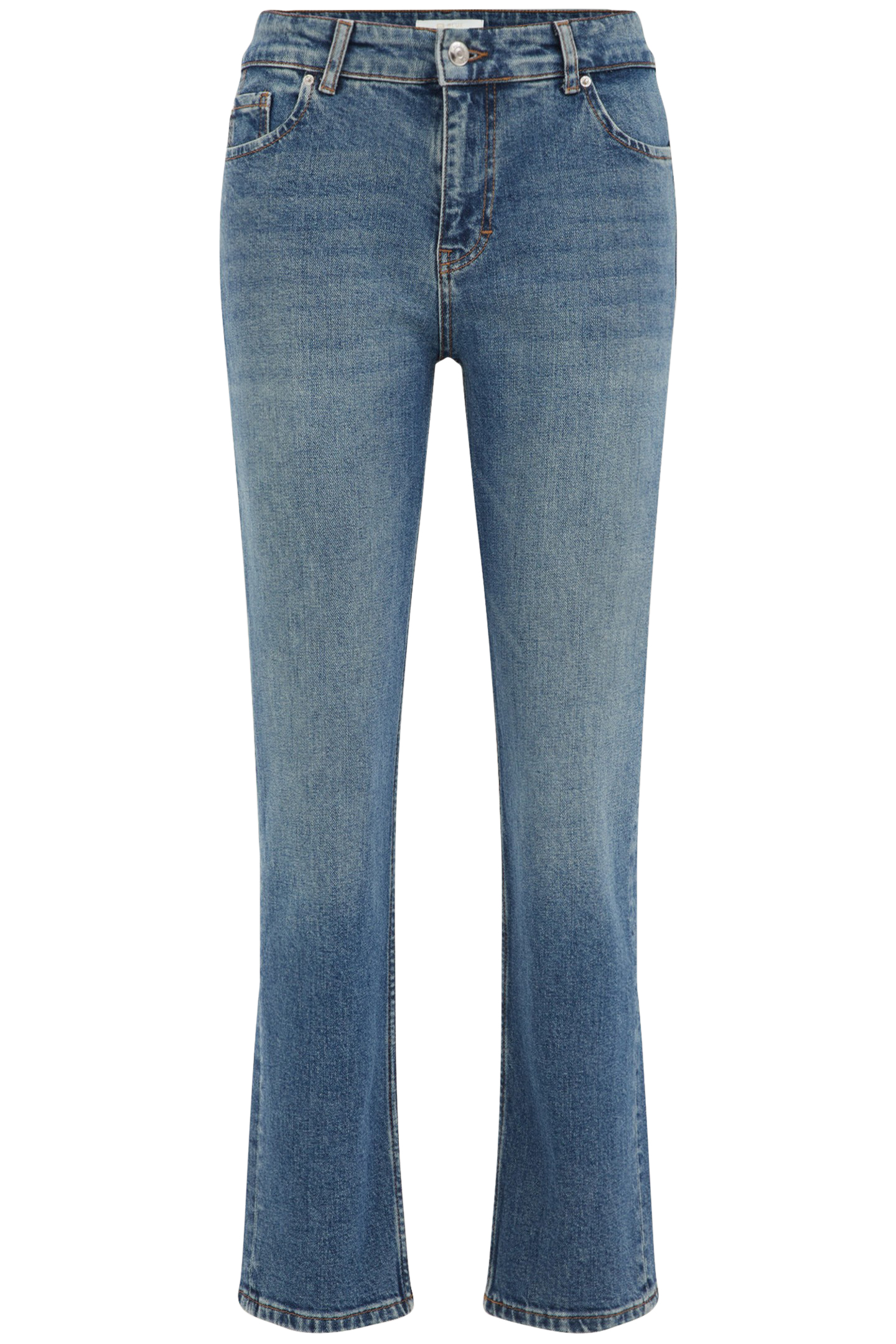 5-POCKET MID WAIST DARK BLUE 4