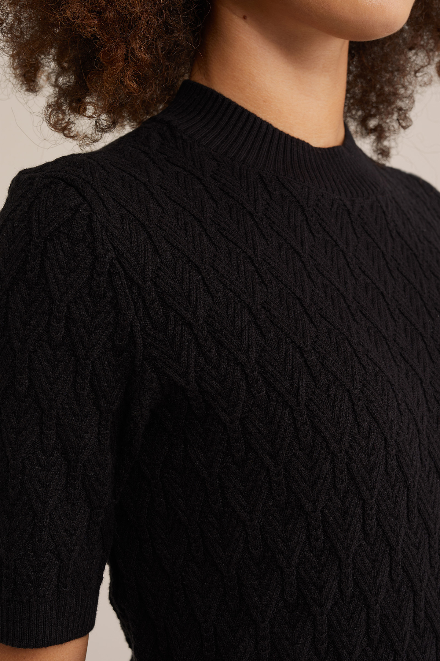KNITTED PULLOVER BLACK 5