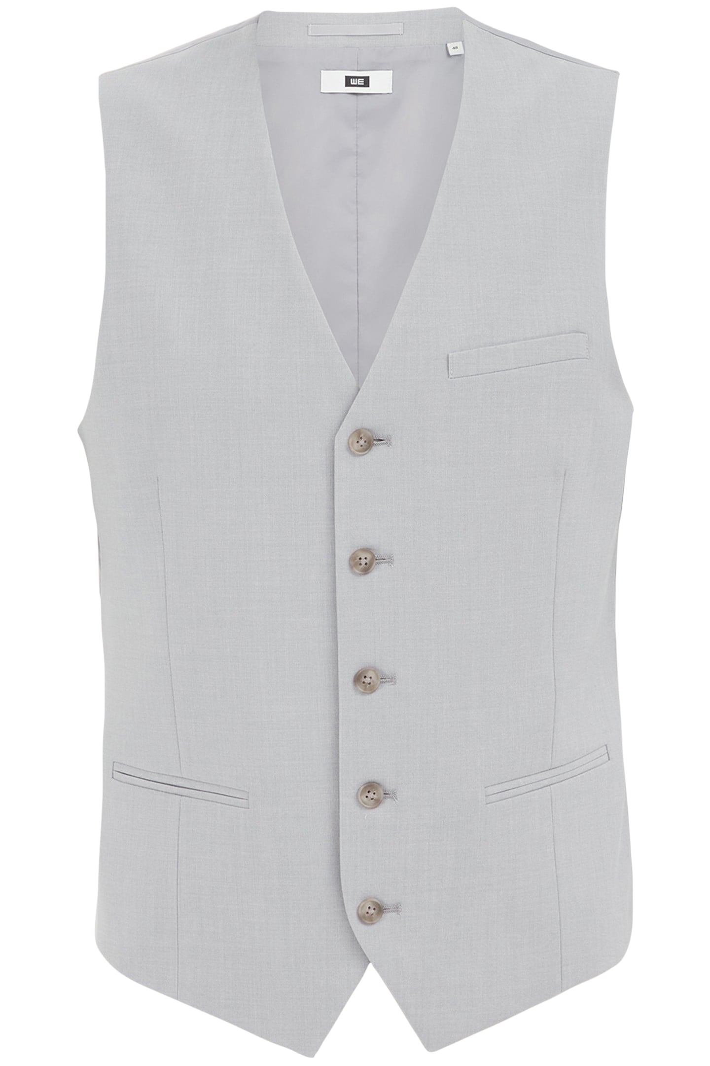 WAISTCOAT BLENDED LIGHT GREY 4