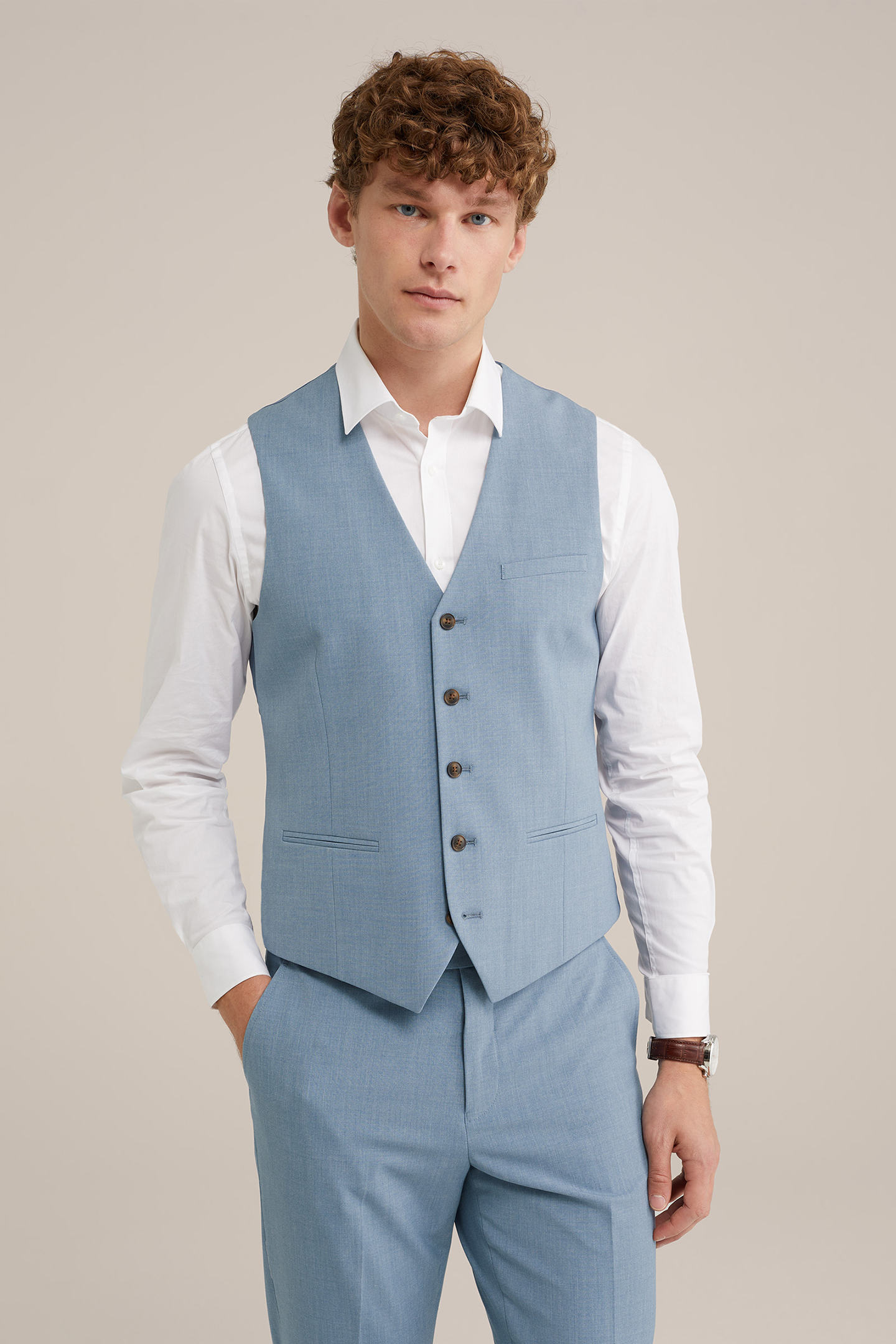 WAISTCOAT GREYISH BLUE 1