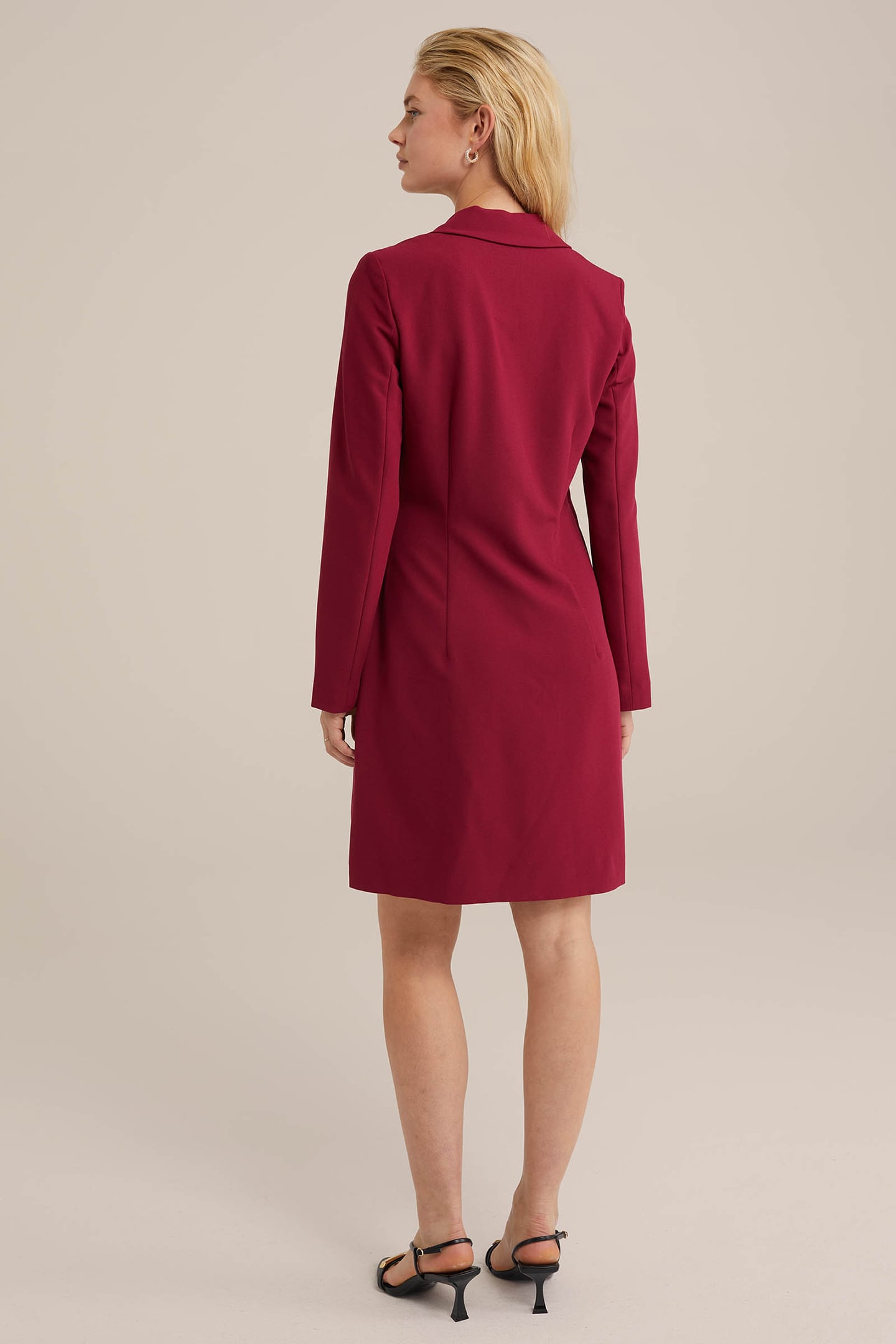 DRESS SHORT VINTAGE RED 2