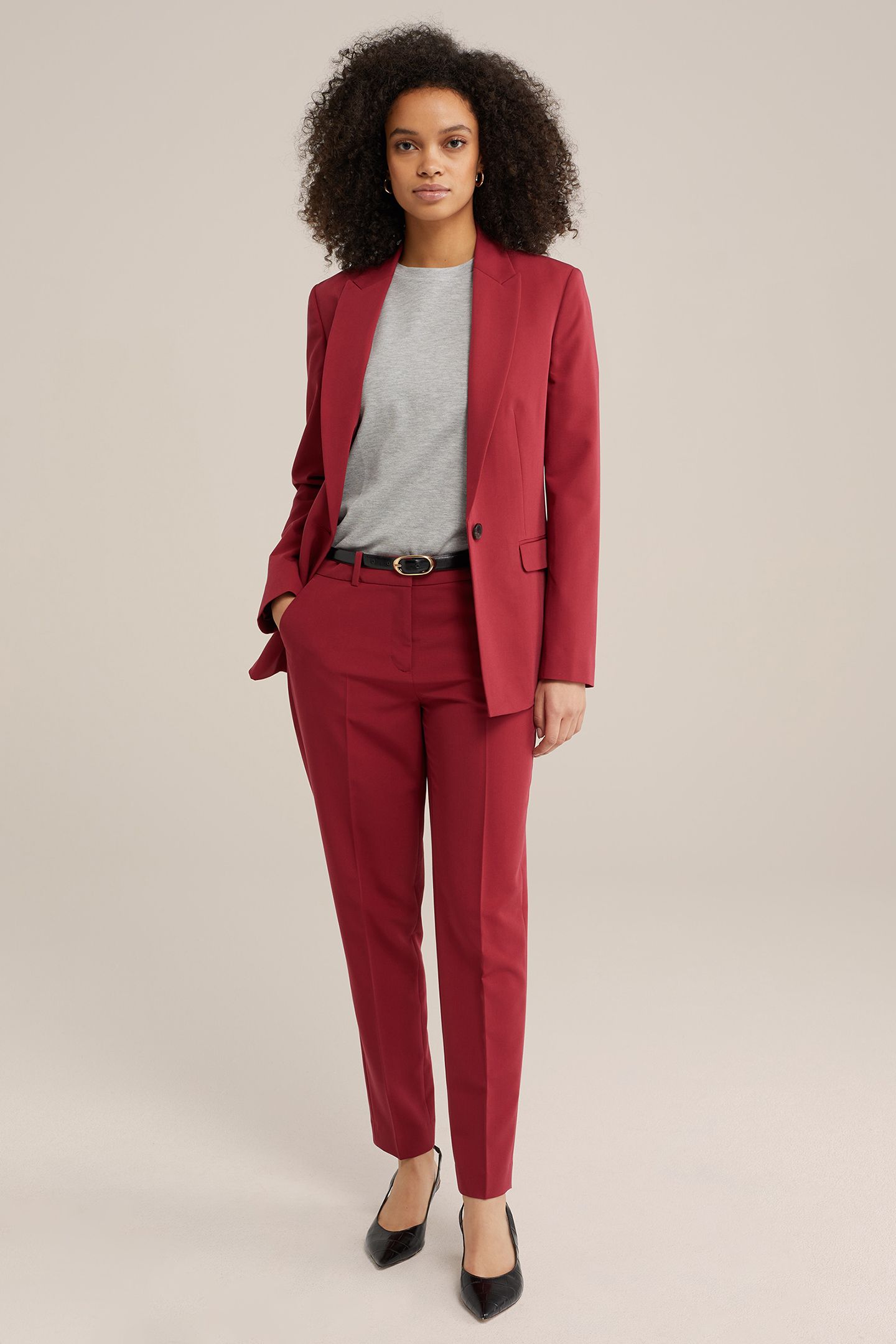 BLAZER BURGUNDY RED 3